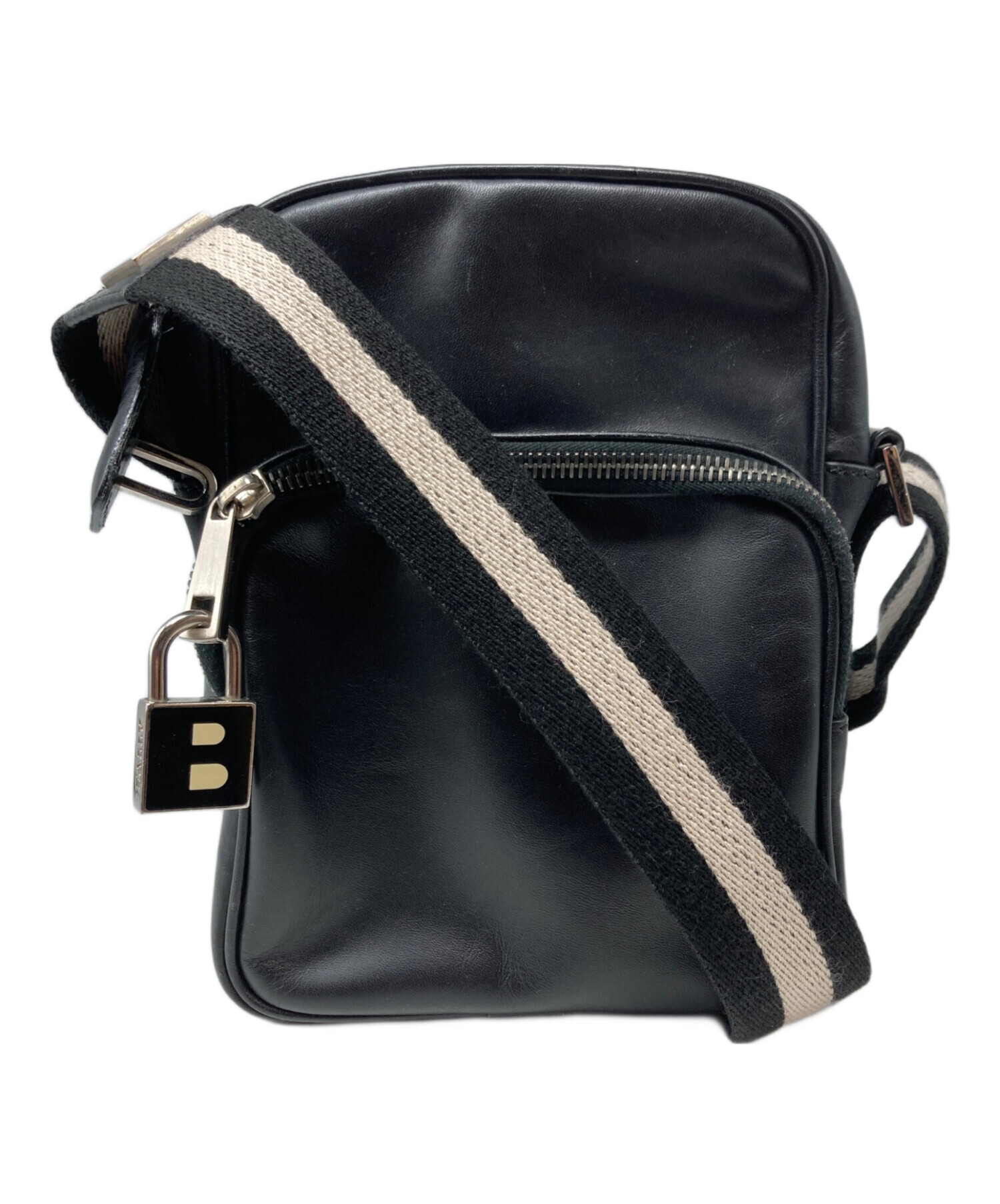 中古・古着通販】BALLY (バリー) ショルダーバッグ ブラック｜ブランド 