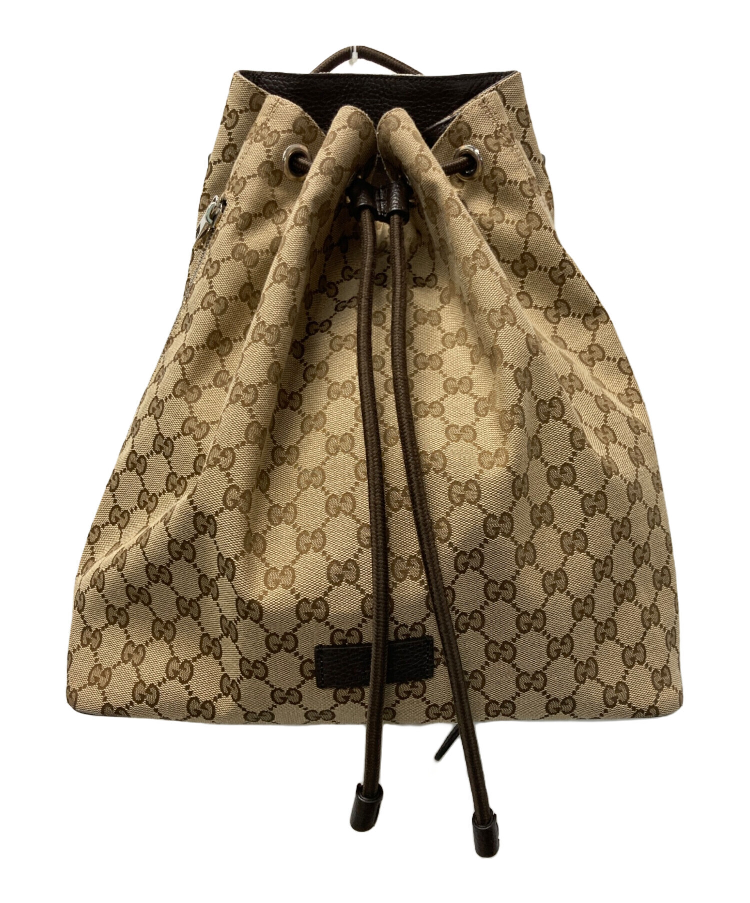 中古・古着通販】GUCCI (グッチ) GGキャンバス巾着型バックパック