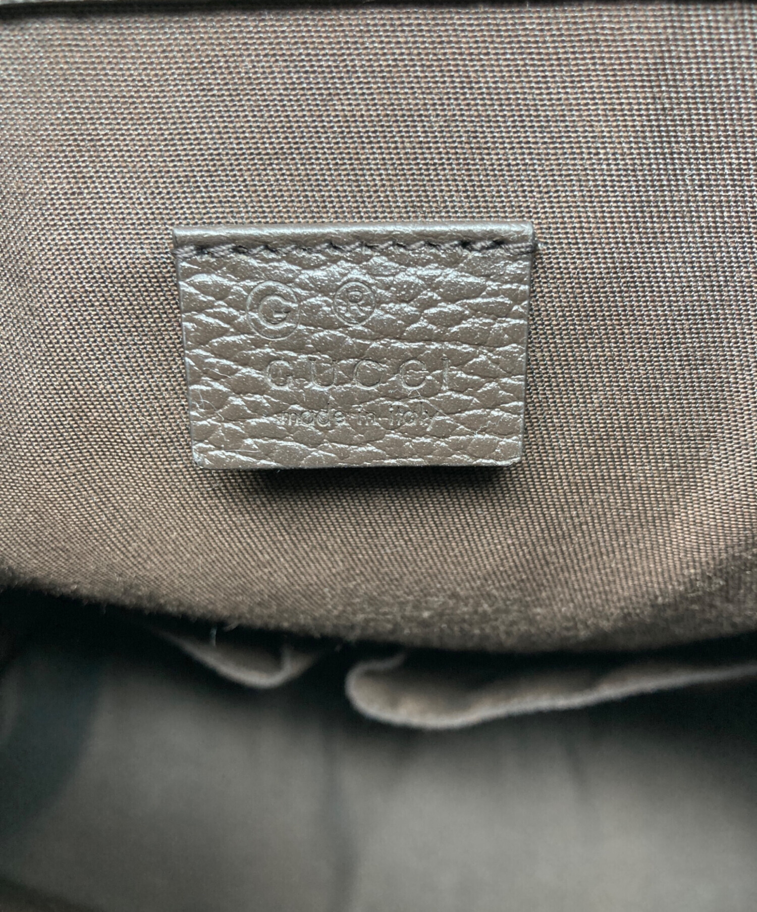 中古・古着通販】GUCCI (グッチ) GGキャンバス巾着型バックパック