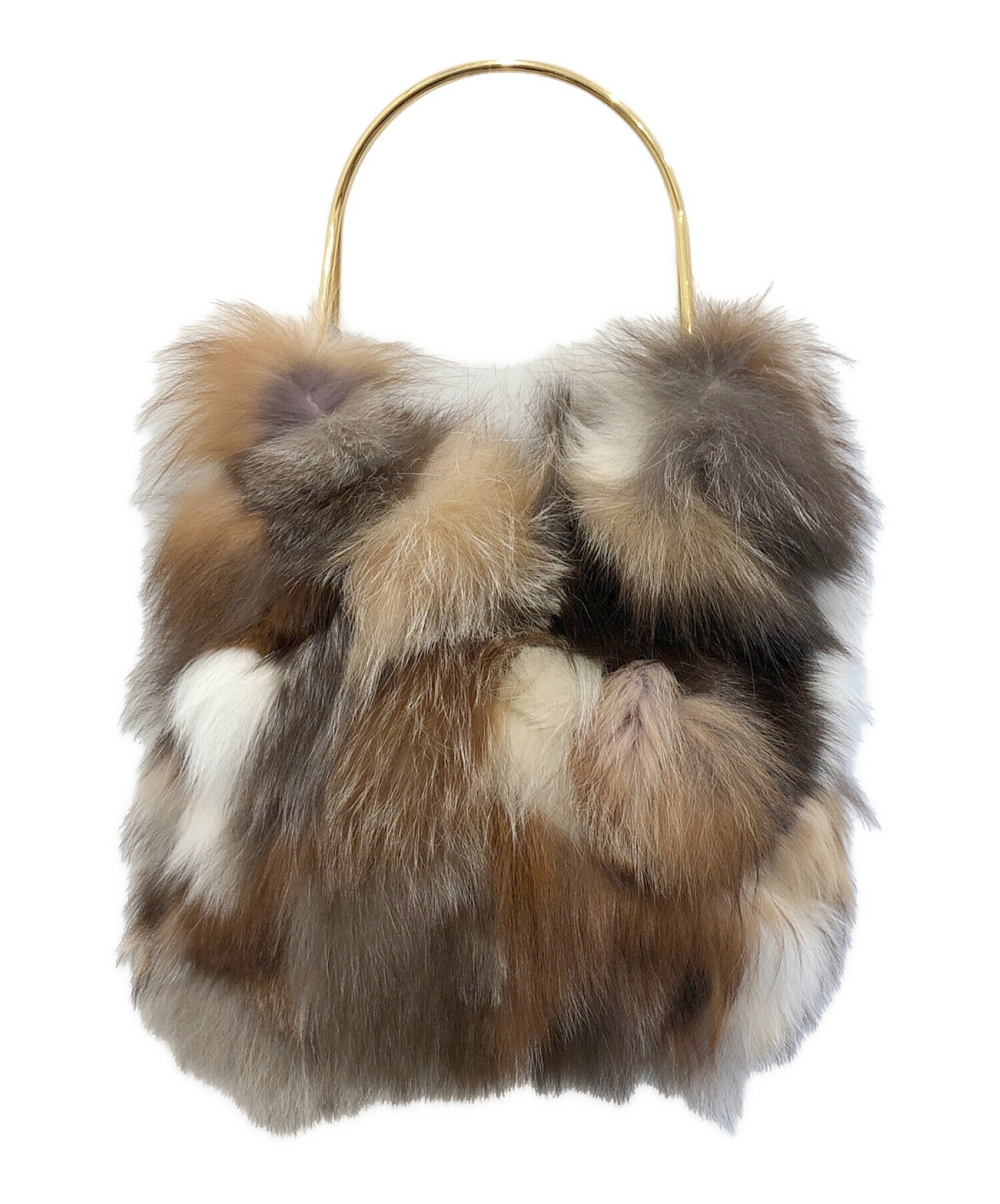 VIOLAd'ORO ヴィオラドーロ フォックスファーバッグ 専用 美品 VIOLAd'ORO ヴィオラドーロ フォックス ファーバッグ