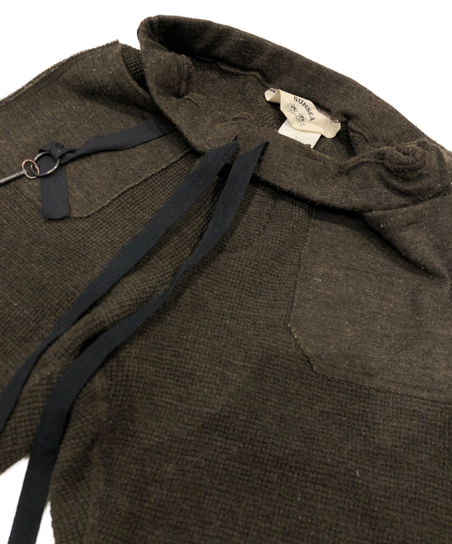 中古・古着通販】SUNSEA (サンシー) ワッフルパンツ ブラウン