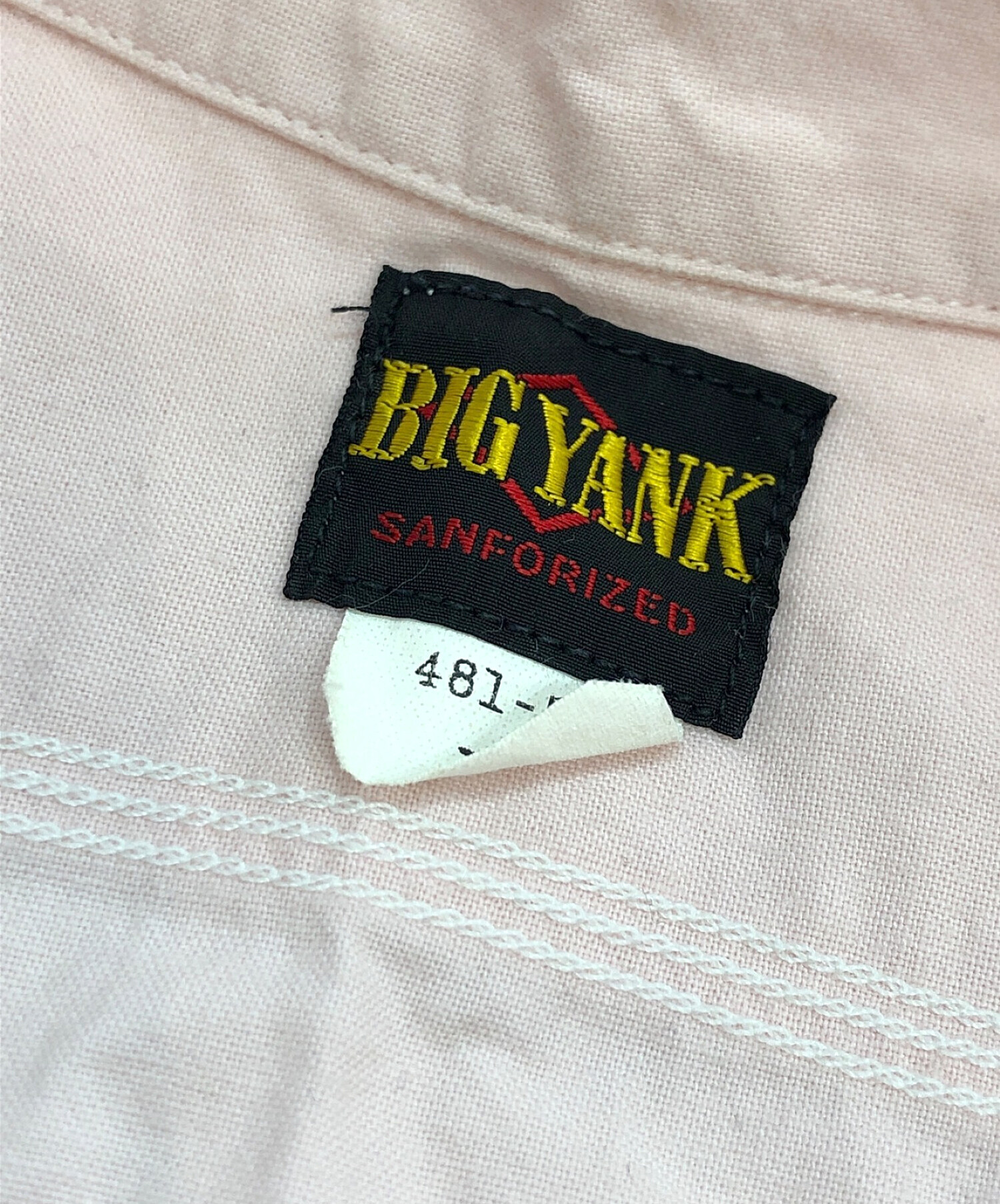 中古・古着通販】BIG YANK (ビッグヤンク) シャツ ピンク サイズ:15 