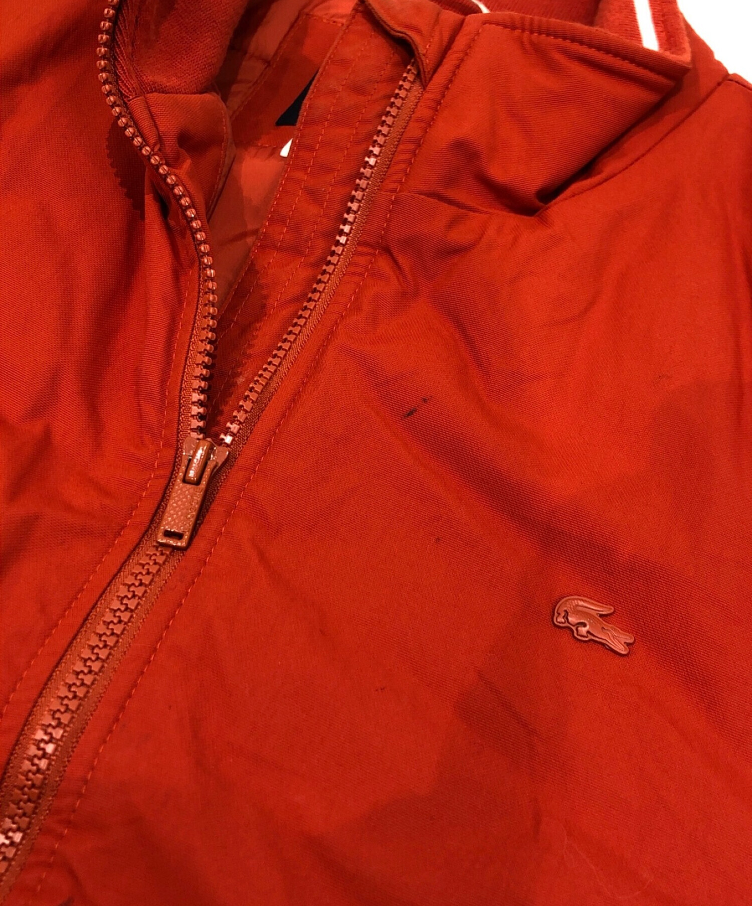 中古・古着通販】LACOSTE (ラコステ) 中綿ベスト オレンジ サイズ:54/6 