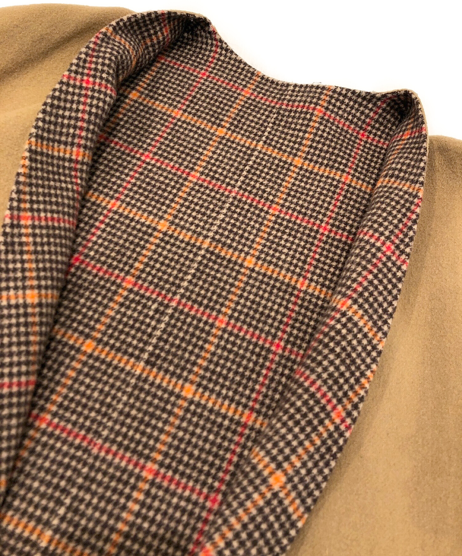 中古・古着通販】heliopole (エリオポール) リバーシブルノーカラー 