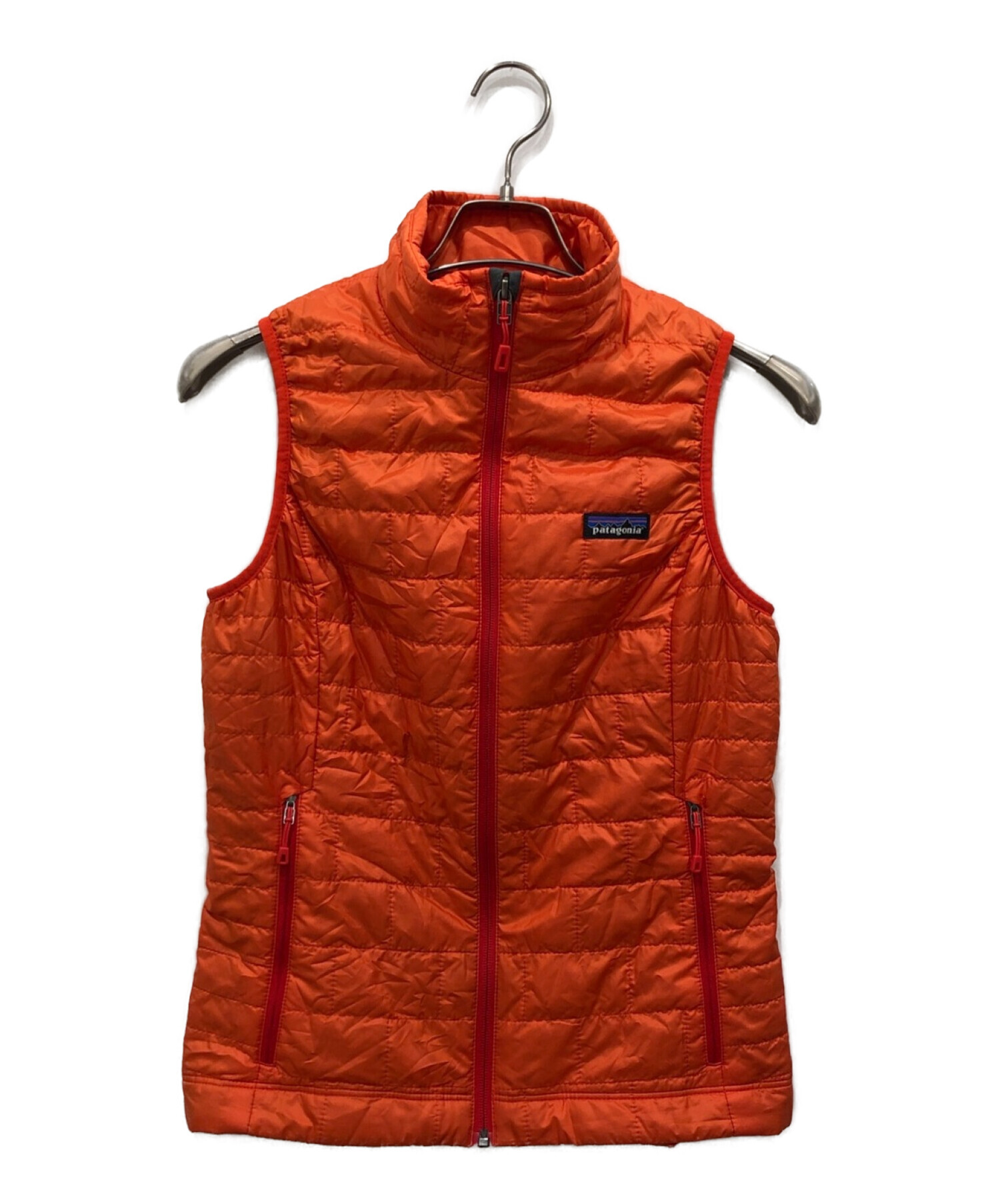 中古・古着通販】Patagonia (パタゴニア) パフベスト オレンジ サイズ