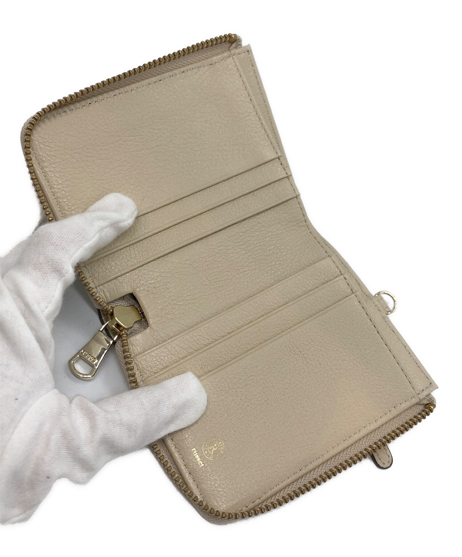 中古・古着通販】russet (ラシット) ショルダーウォレット ベージュ 