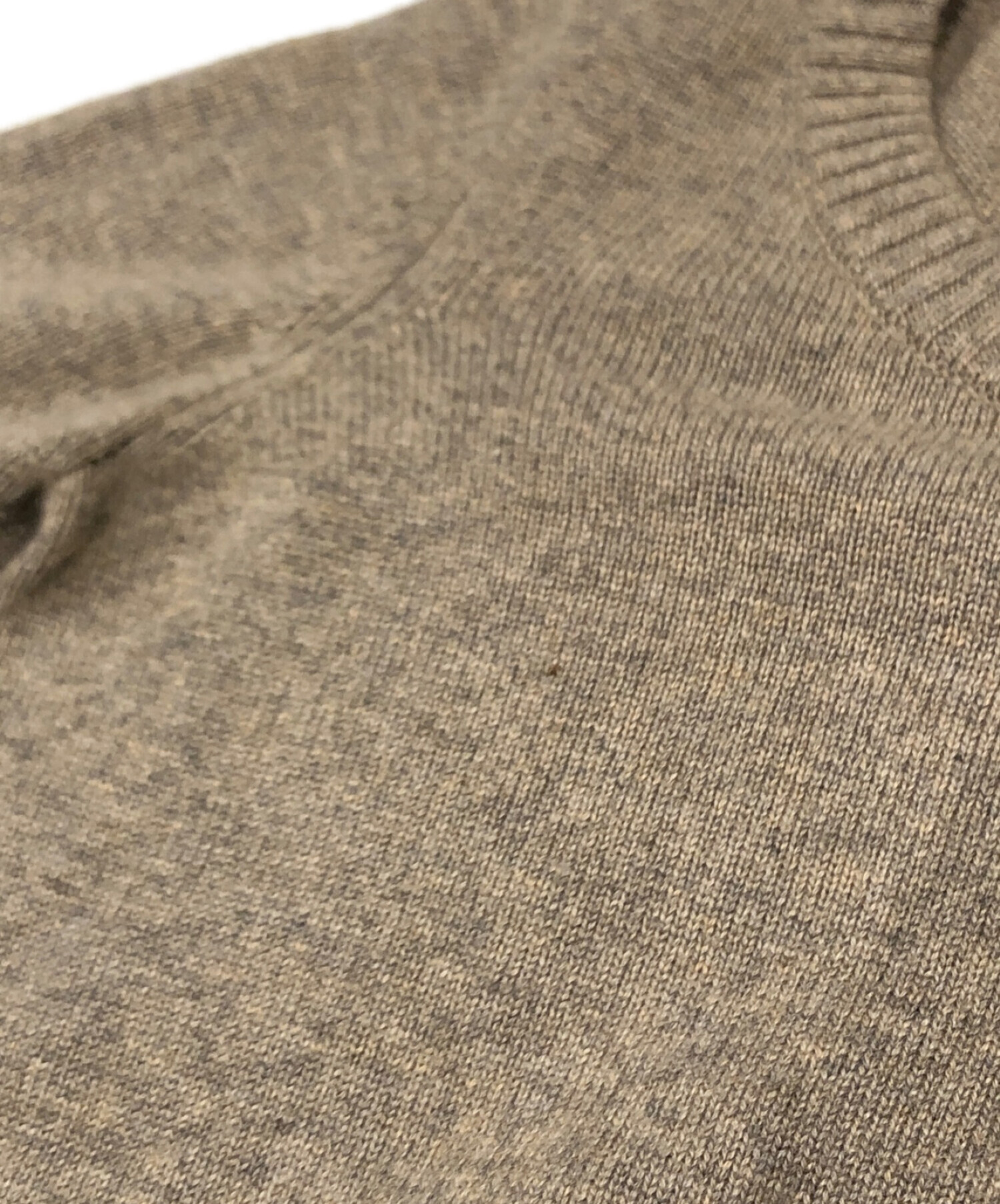 中古・古着通販】HERMES (エルメス) カシミヤニット ベージュ サイズ