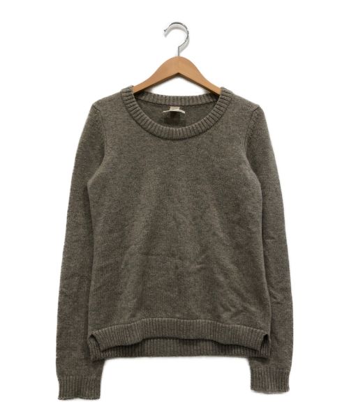 HERMES 上質カシミヤ×シルク ノースリーブドレープニット ベージュ 38 HERMES 上質カシミヤ×シルク ノースリーブドレープニット ベージュ 38