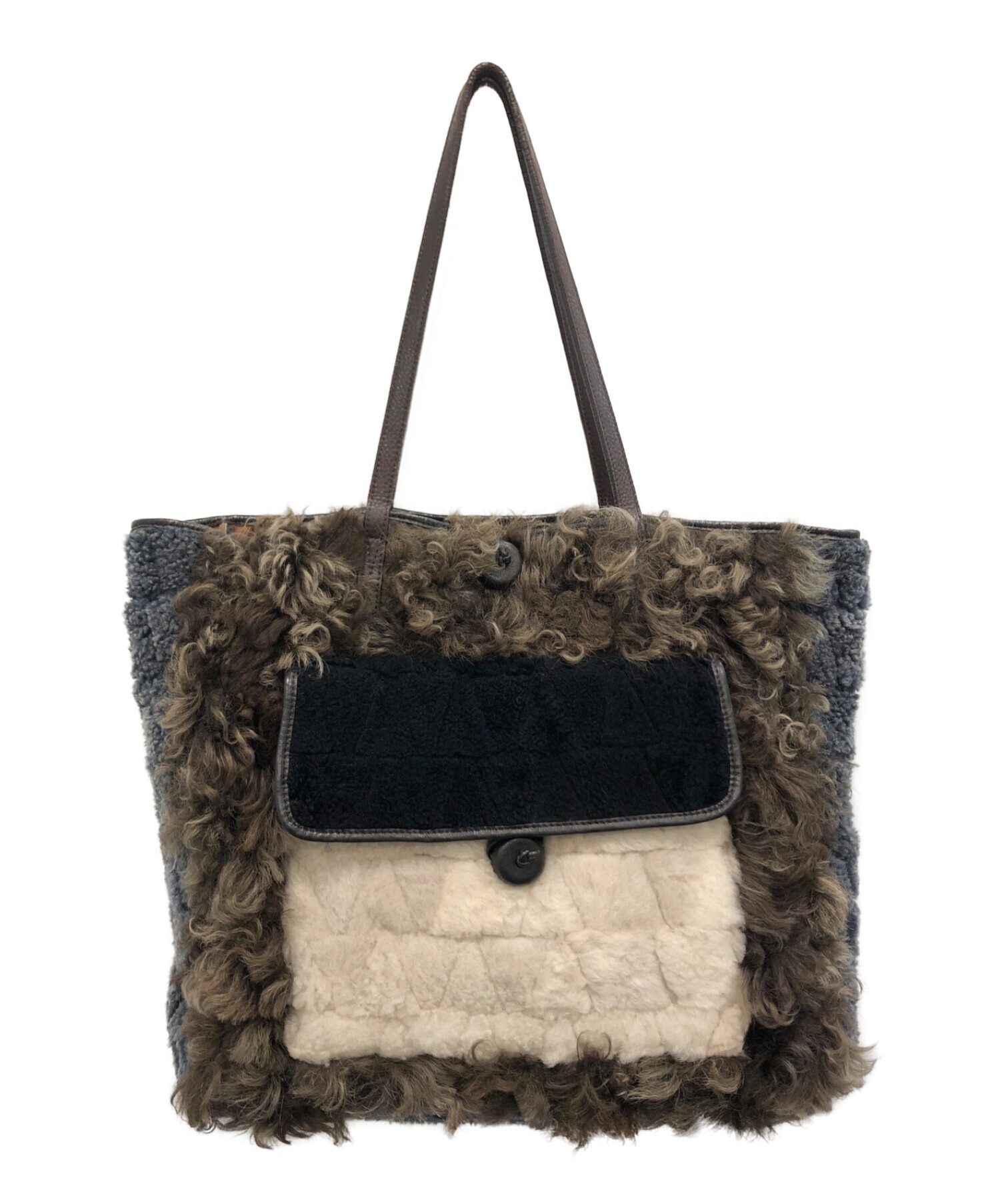 カルミナカンプス　トートバッ 中古・古着通販】CARMINA CAMPUS (カルミナカンプス) レザーボア