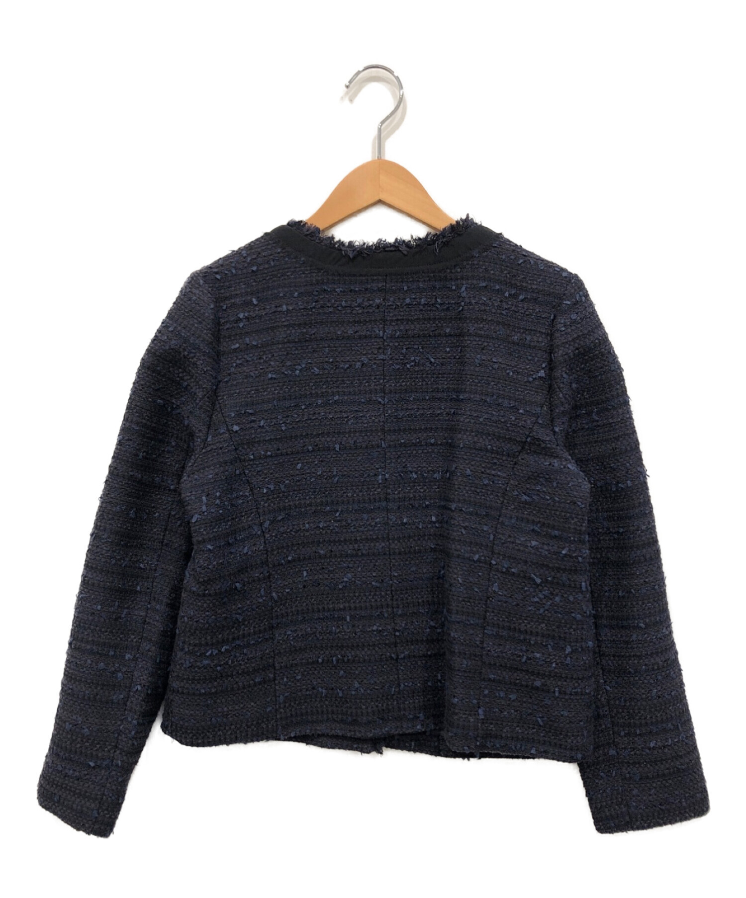 中古・古着通販】JUSGLITTY (ジャスグリッティー) ノーカラーツイード