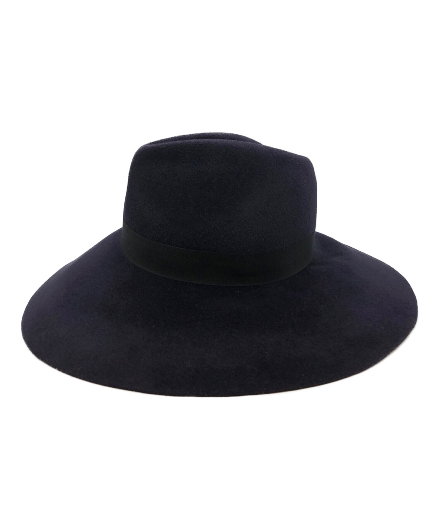 中古・古着通販】Tesi (テシ) ラビットファーフェルトハット ネイビー