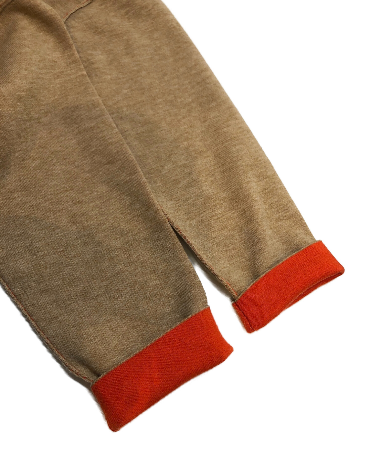 gypsohilaジプソフィアW face knit topsオレンジベージュ 【公式通販】