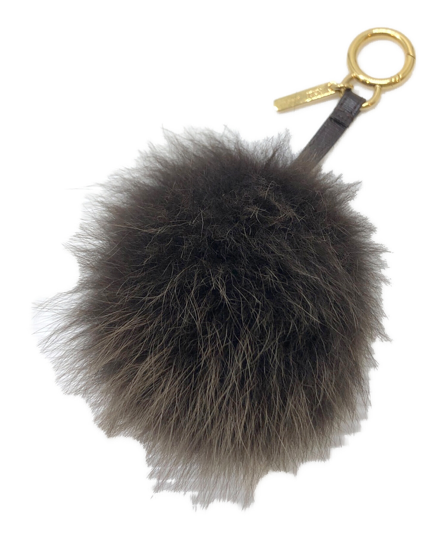 中古・古着通販】FENDI (フェンディ) ポンポンチャーム ブラウン 