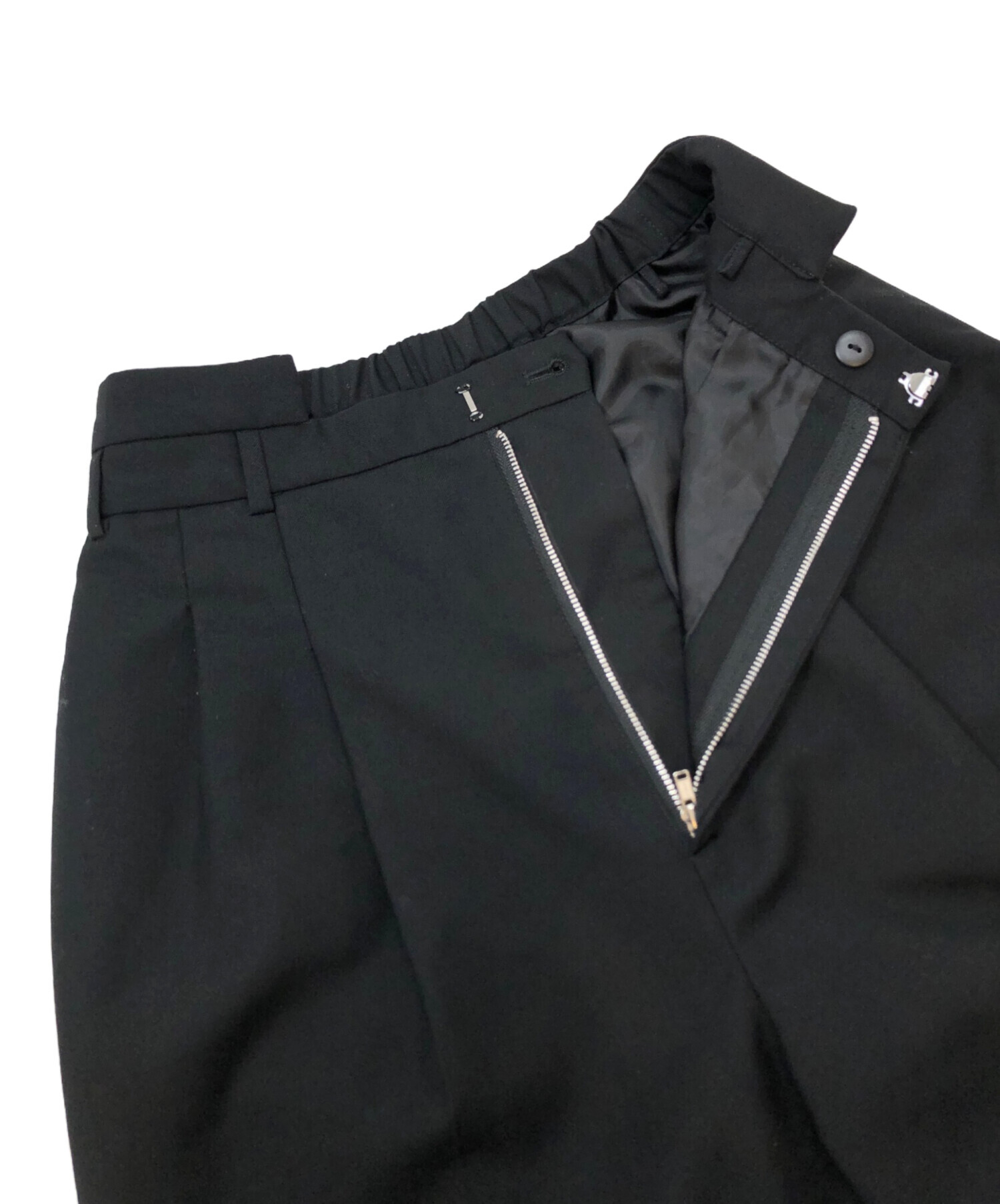 中古・古着通販】Ameri (アメリ) ドロップパールサスペンダーパンツ