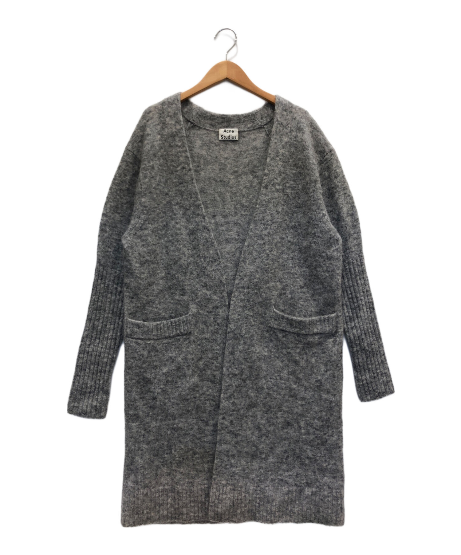 美品 アクネストゥディオズ モヘヤカーディガン 中古・古着通販】Acne
