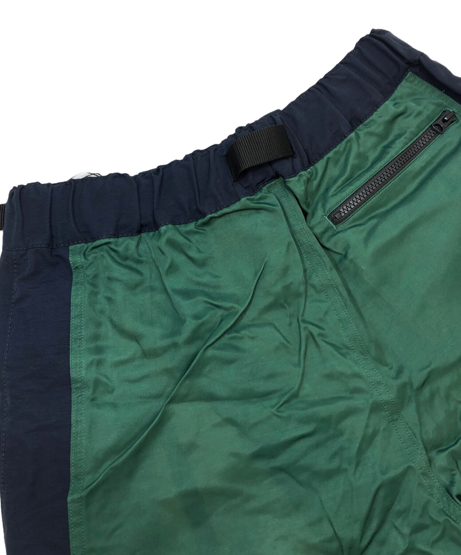 中古・古着通販】sacai (サカイ) 素材切り替えベルテッドハーフパンツ