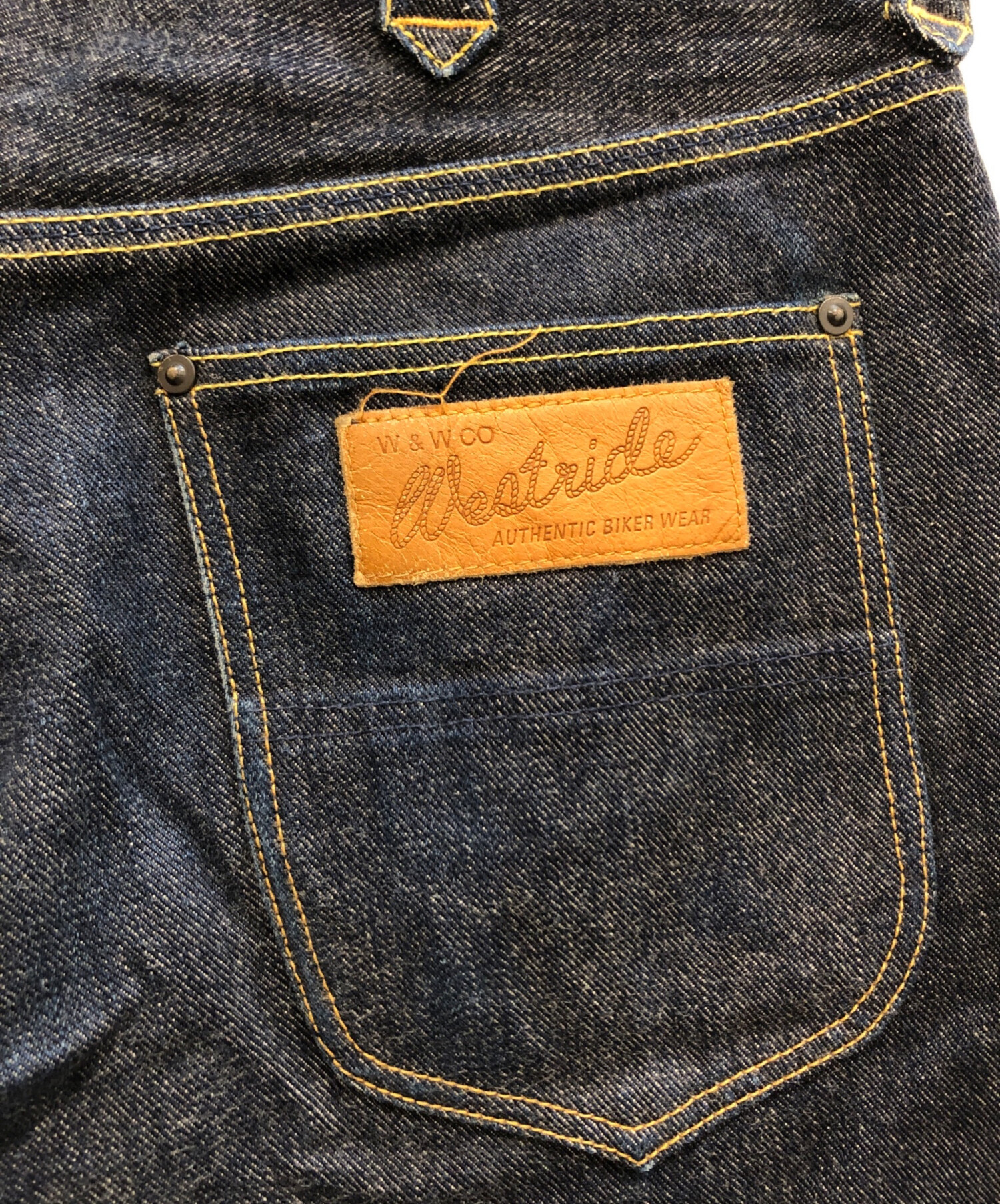 中古・古着通販】WEST RIDE (ウエストライド) デニムパンツ インディゴ