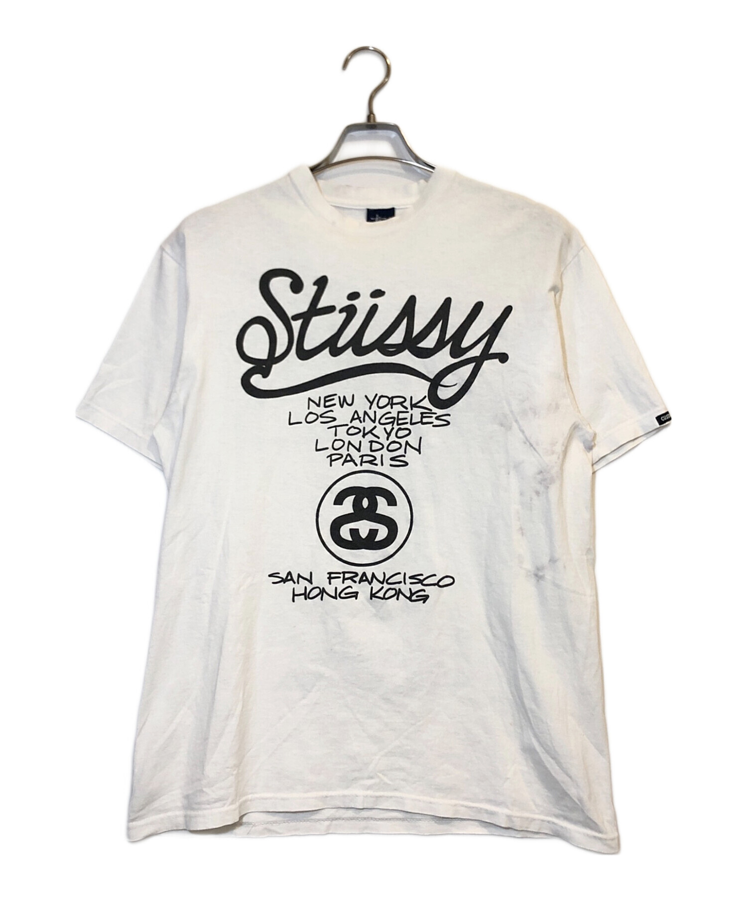 中古・古着通販】stussy (ステューシー) ワールドツアーロゴTシャツ 