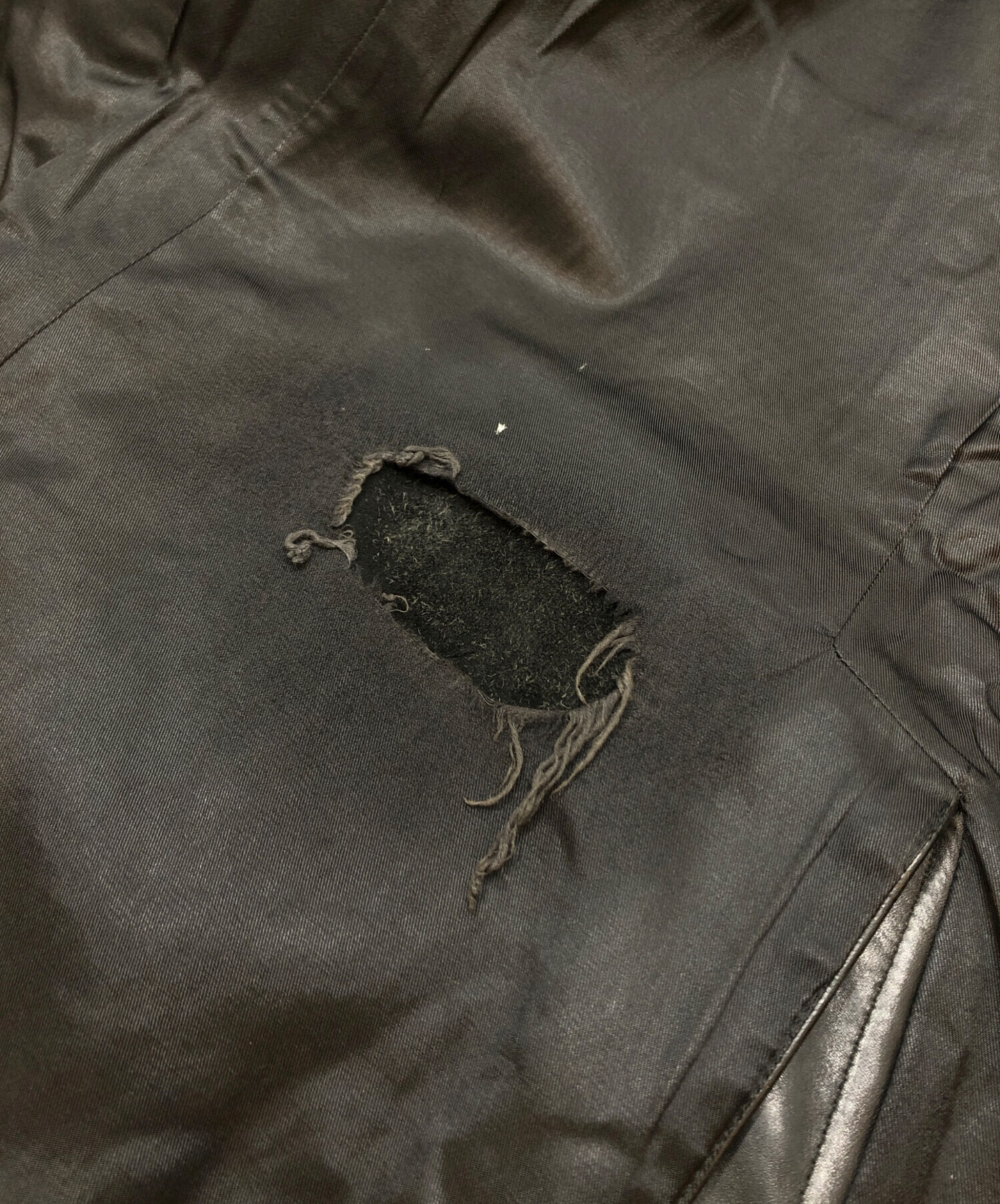 中古・古着通販】A.P.C. (アーペーセー) ホース レザーコート ブラック