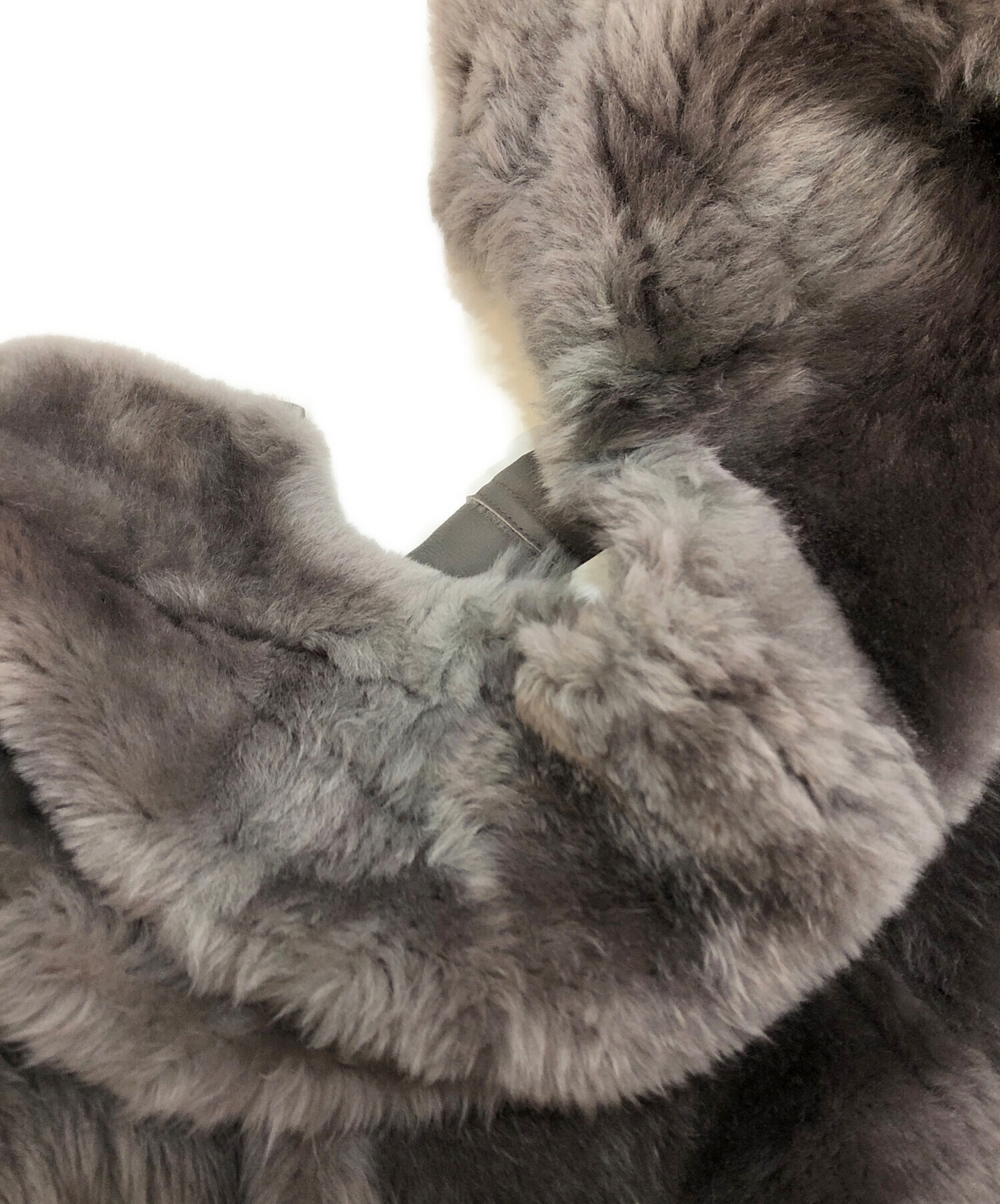 miwaaa　マディソンブルー ムートン ロングケープコート MADISONBLUE / マディソンブルー】ムートン ロングケープコート