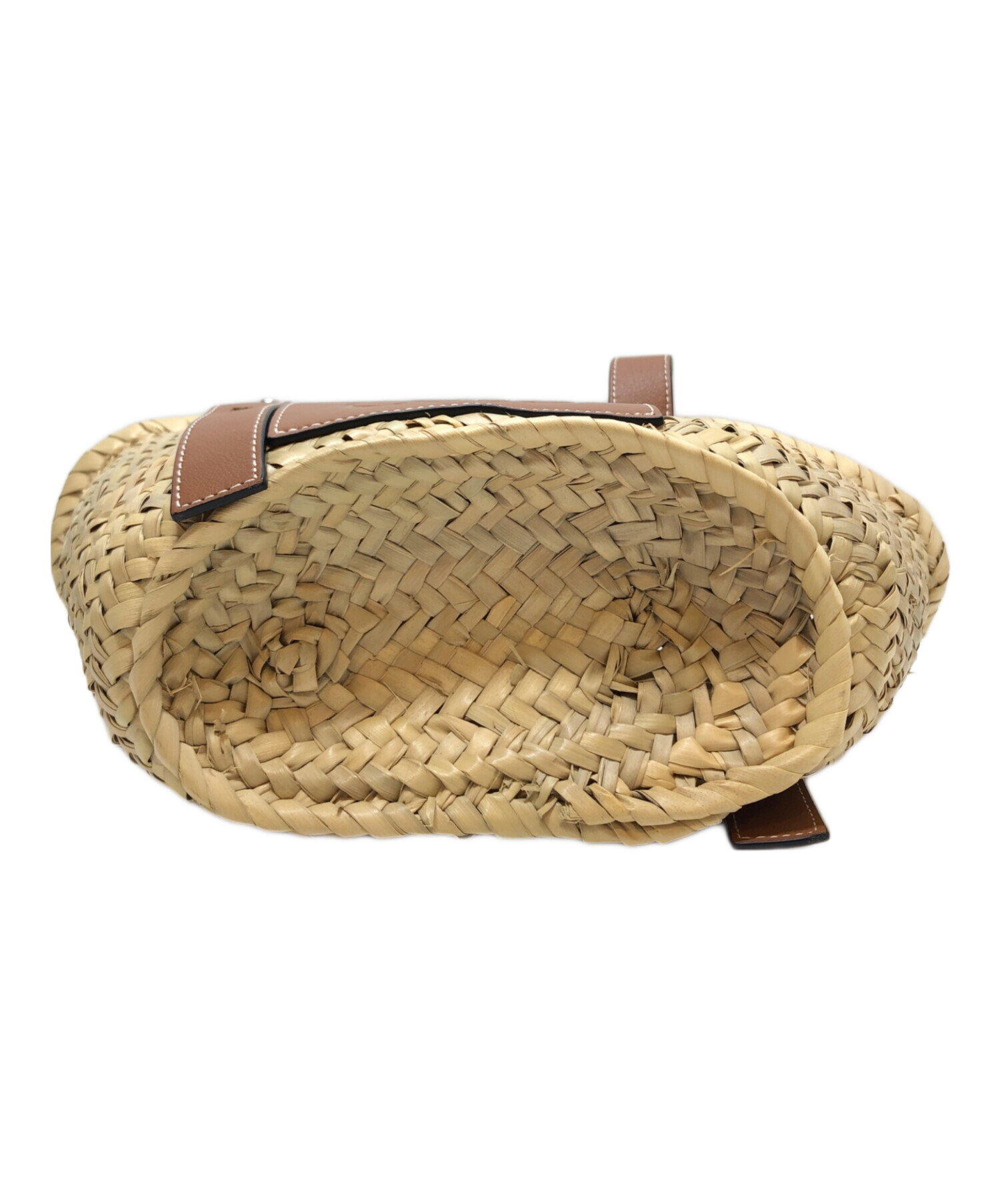 LOEWE ロエベ かごバッグ スモール 未使用品 中古・古着通販】LOEWE (ロエベ) ロゴ 型押し バスケットバッグ
