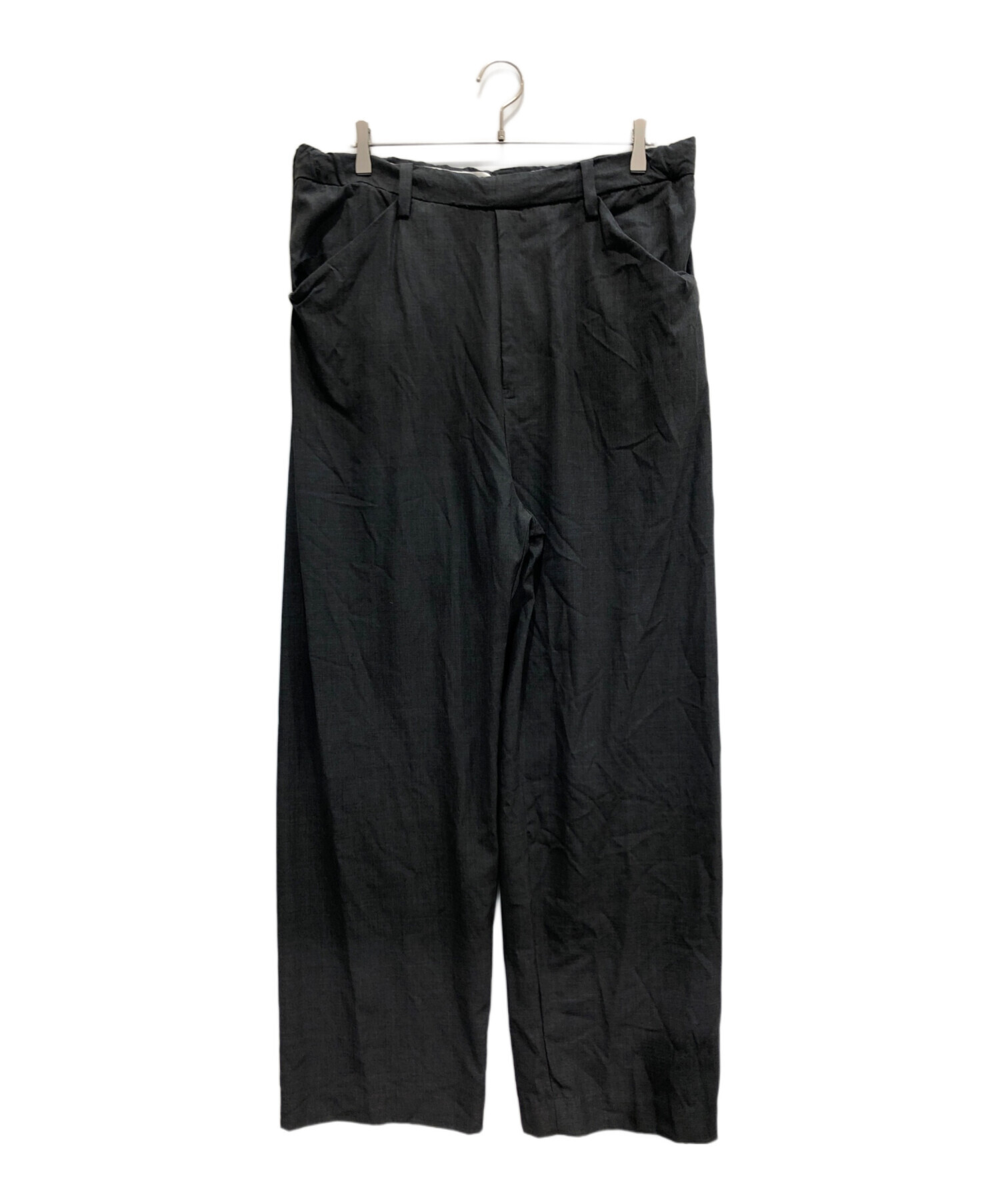 SUNSEA 21ss SNM-BLUE2 w/耳 STRAIGHT PANTS SUNSEA 2021SS SNM-Blue2