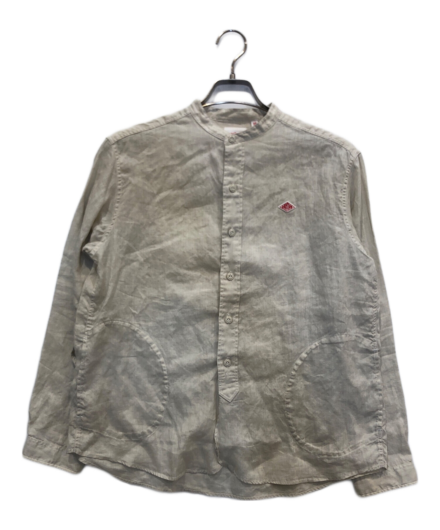 中古・古着通販】DANTON (ダントン) リネンバンドカラーシャツ 