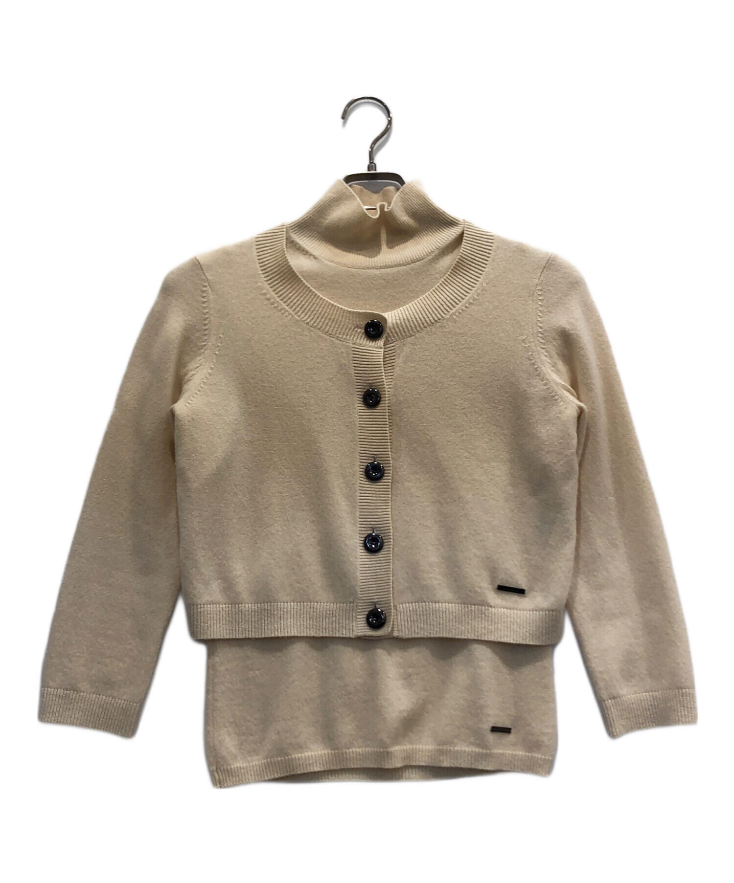 希少！BURBERRY LONDON カシミヤ100%アンサンブル カーディガン 中古・古着通販】BURBERRY LONDON (バーバリーロンドン) アンサンブル