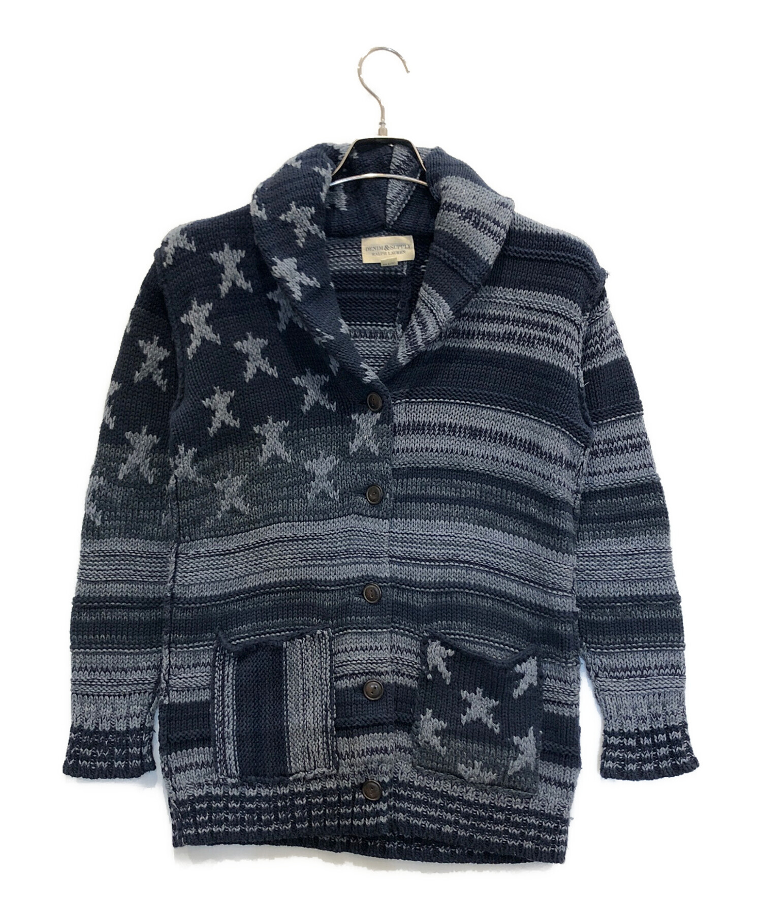 DENIM & SUPPLY RALPH LAUREN 星柄ニット カーディガン 中古・古着通販】Denim & Supply Ralph Lauren (デニム＆サプライ