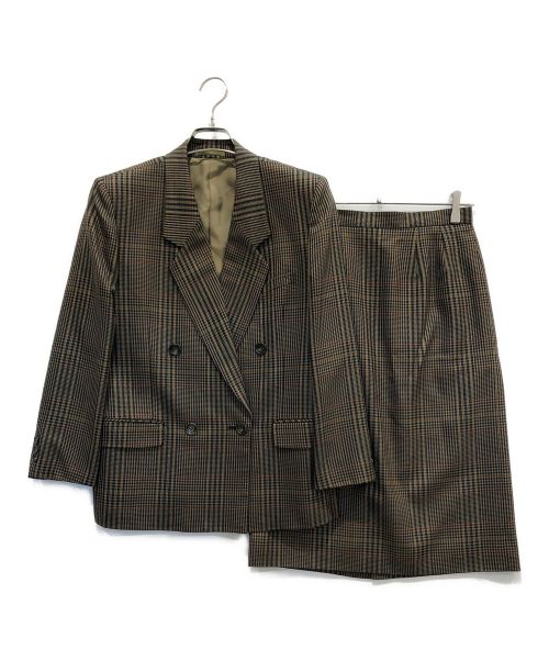 高級感✨シルク混 バーバリー ワンピースセットアップ ノバチェック 黒 S相当 BURBERRY（ドレス⁄フォーマル）のフリマアイテム一覧