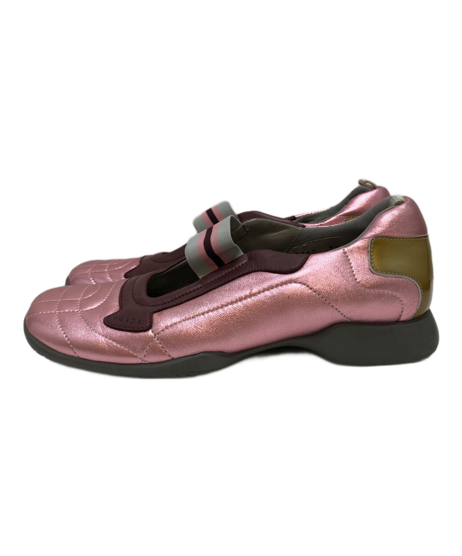 PRADA SPORT バレエシューズ PRADA☆ベルベット バレリーナ (PRADA