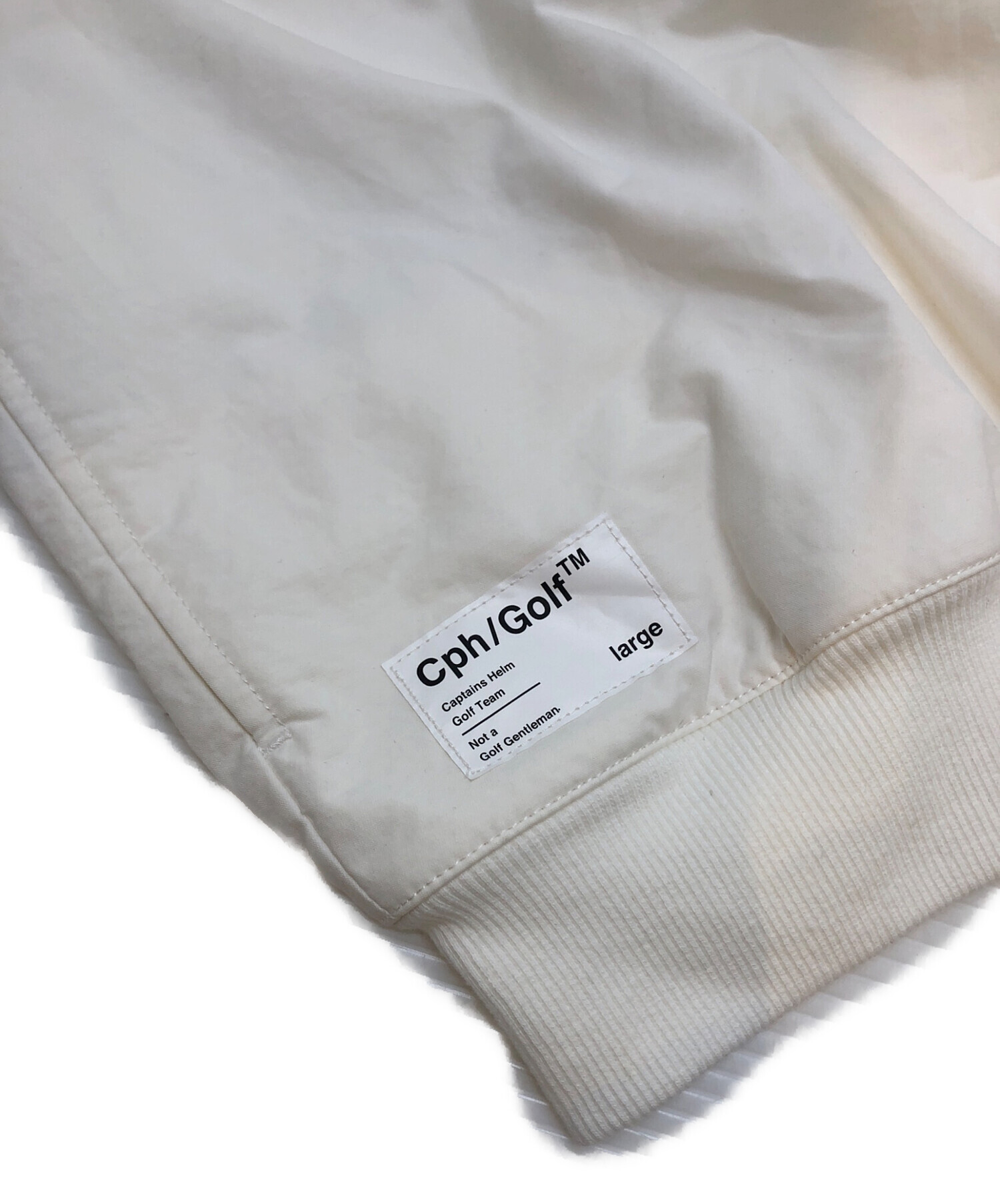 キャプテンズヘルムゴルフアイボリー (ホワイト)ジャケット 未使用新品サイズM キャプテンズヘルムゴルフアイボリー (ホワイト)ジャケット 未使用新品