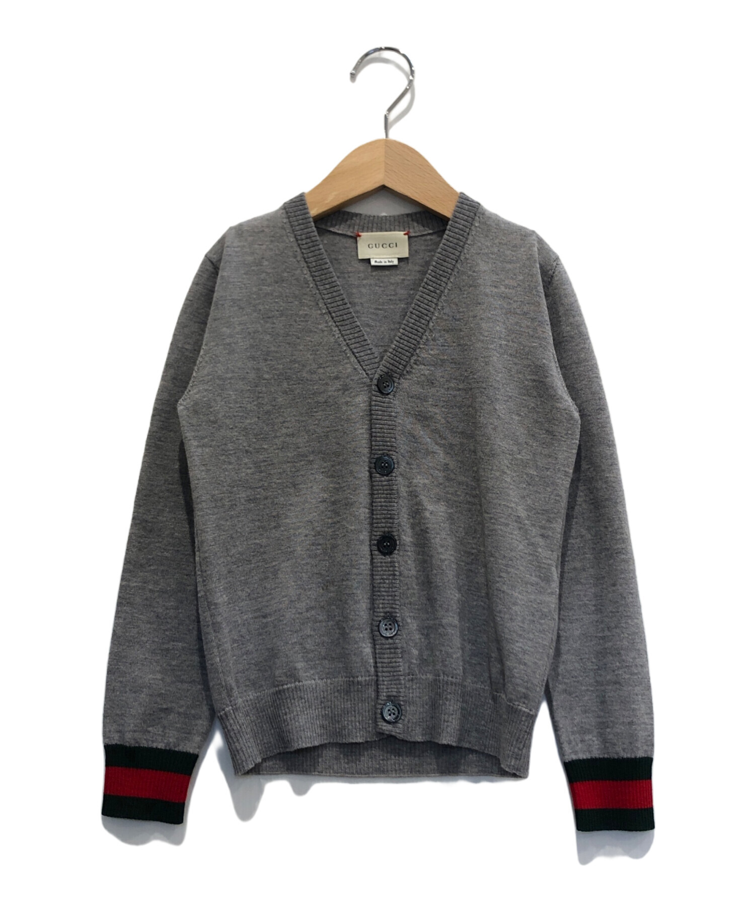 中古・古着通販】GUCCI (グッチ) カーディガン グレー サイズ:6