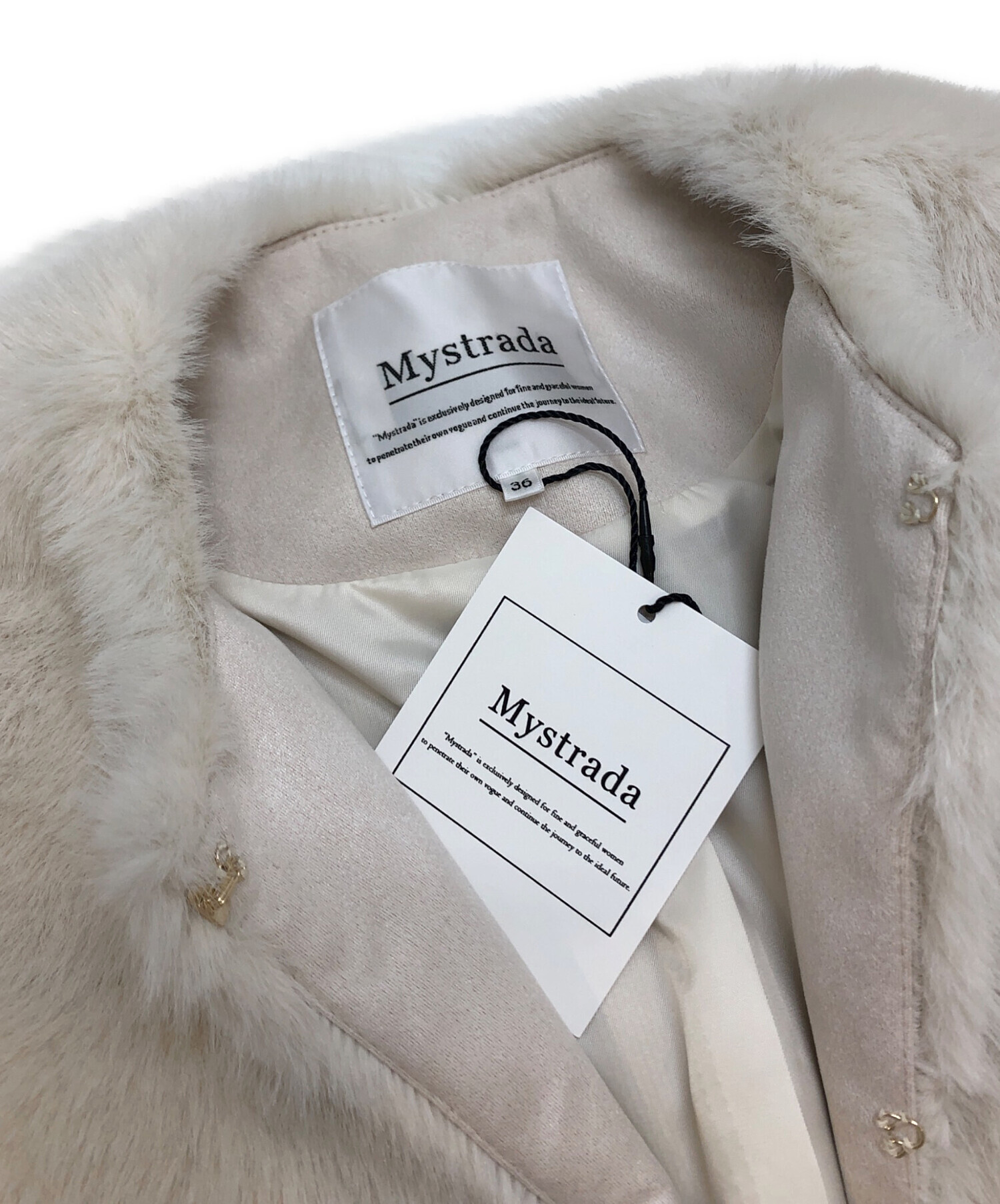 中古・古着通販】Mystrada (マイストラーダ) ふわふわファーショート