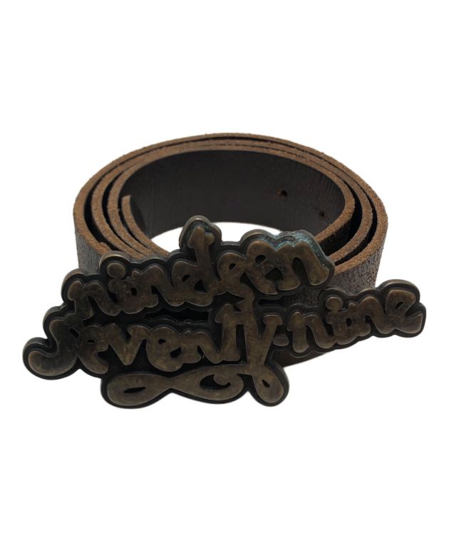 ERL イーアールエル ベルト 100CM 中古・古着通販】ERL (イーアールエル) SEVENTY NINE BELT ブラウン