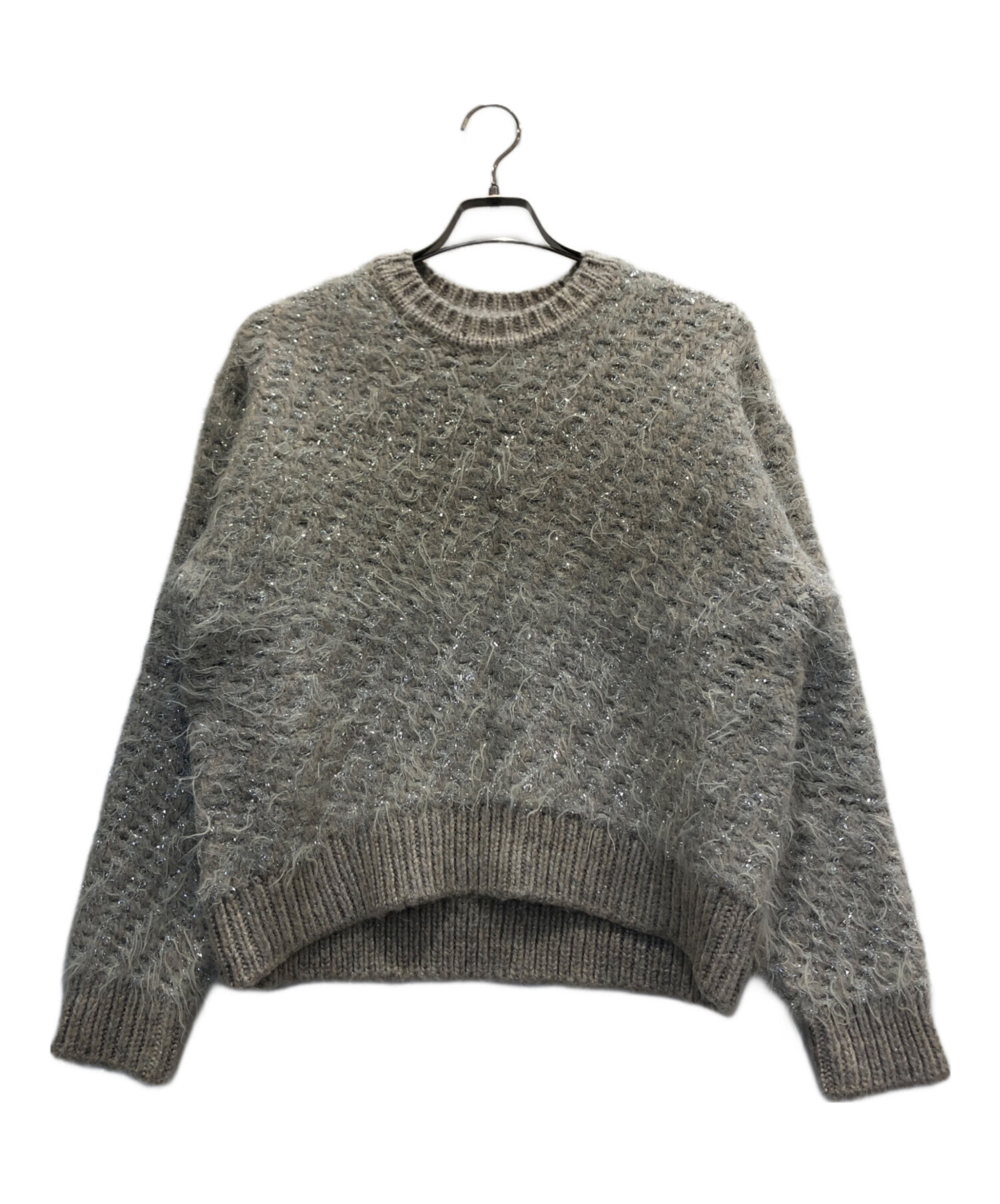 中古・古着通販】Gypsohila (ジプソフィア) Feather Glitter Knit