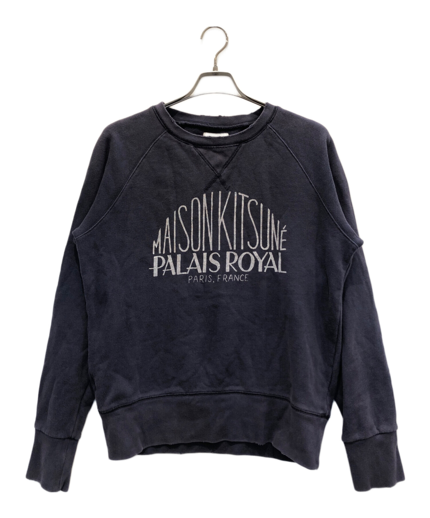 MAISON KITSUNÉ メゾンキツネ ネイビー スウェット Lサイズ Masion