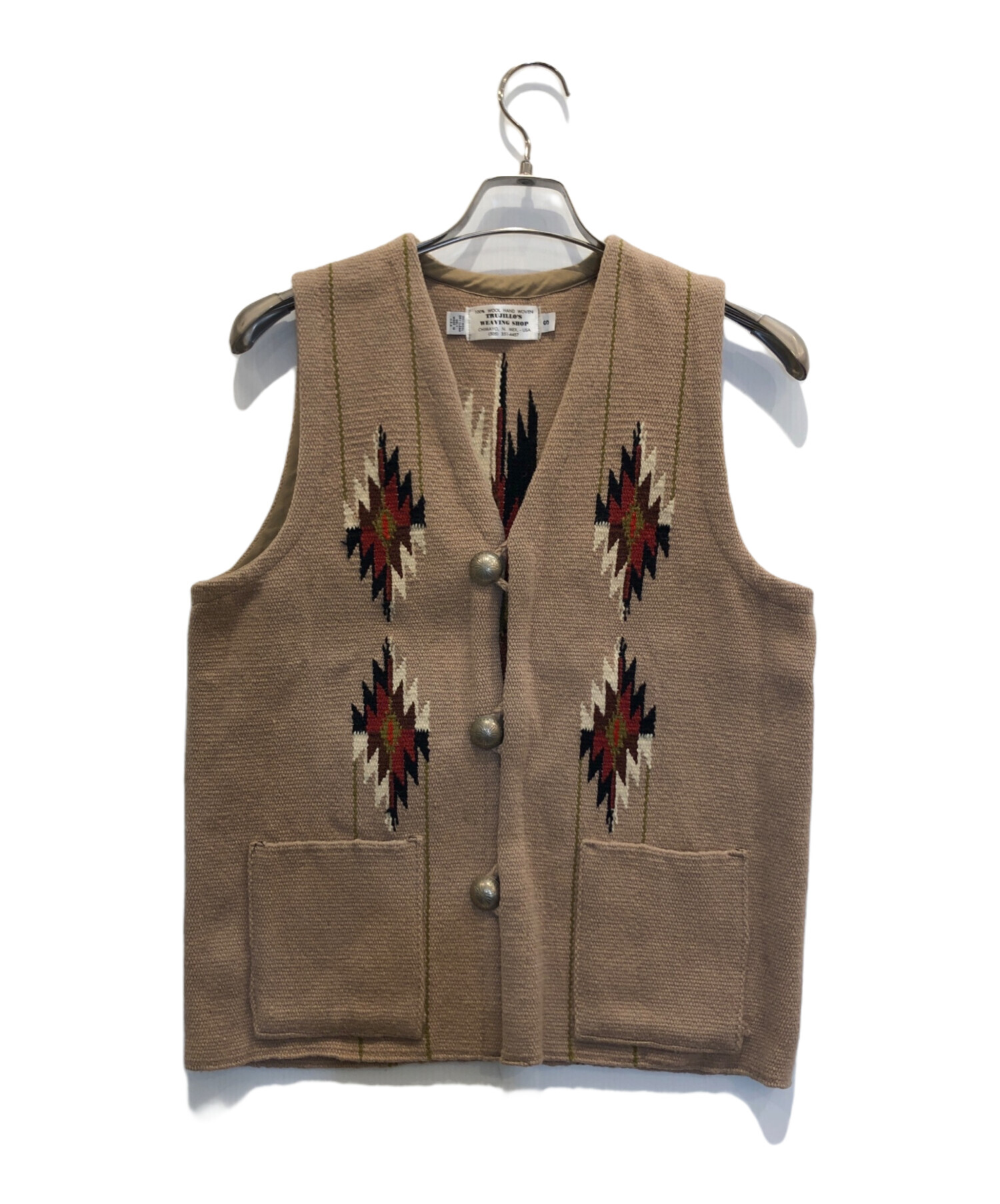 中古・古着通販】TRUJILLO'S (トルフィリオス) チマヨベスト ブラウン