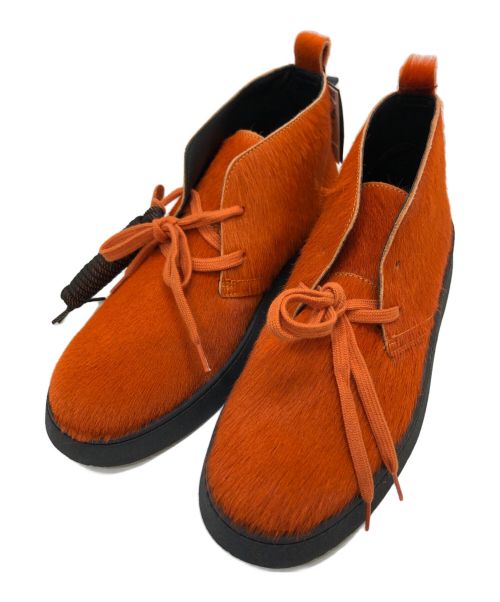 ZARA CLARKS ハラコブーツ　38 中古・古着通販】ZARA (ザラ) CLARKS (クラークス) ハラコチャッカー