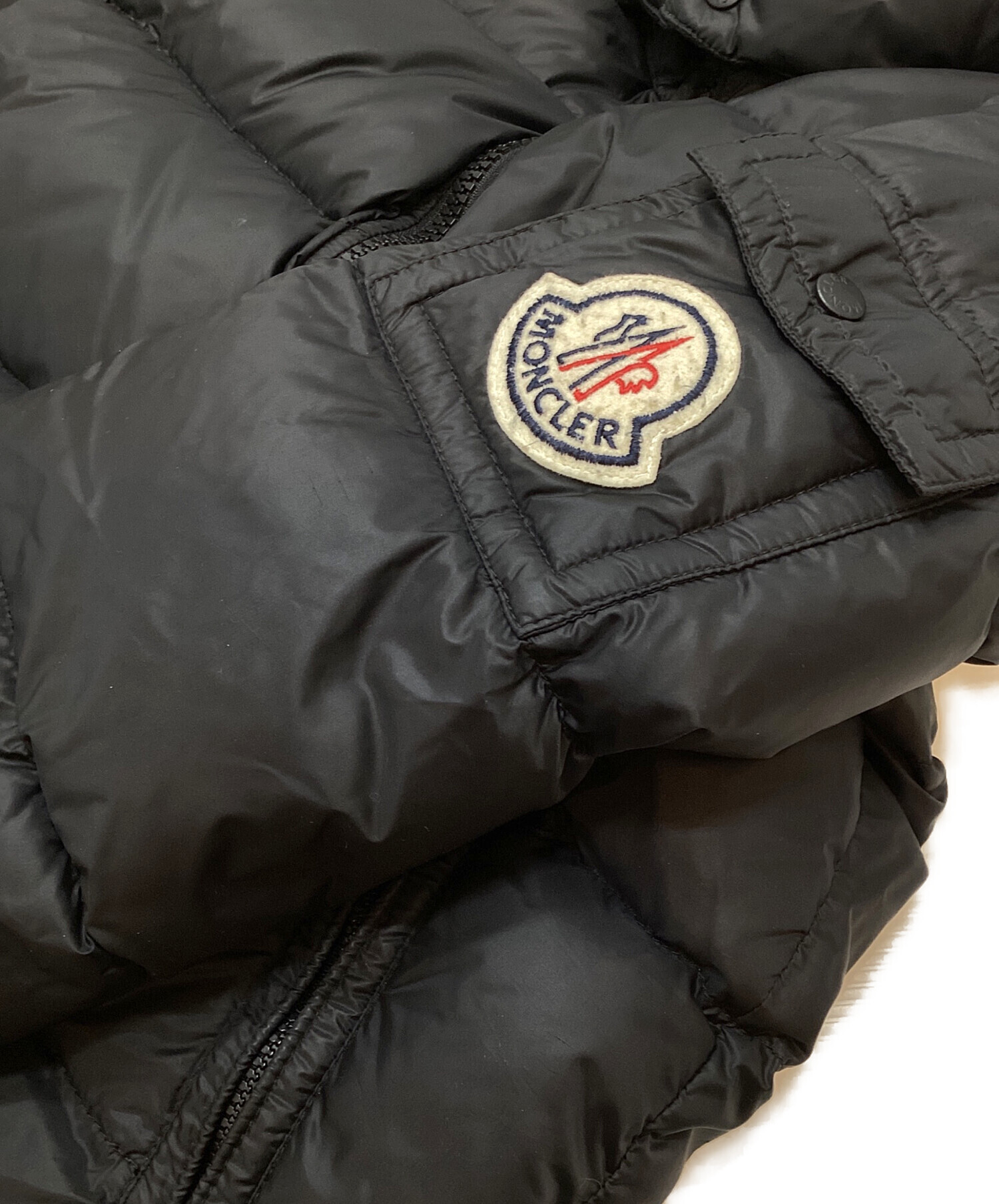 中古・古着通販】MONCLER (モンクレール) ダウンジャケット ブラック