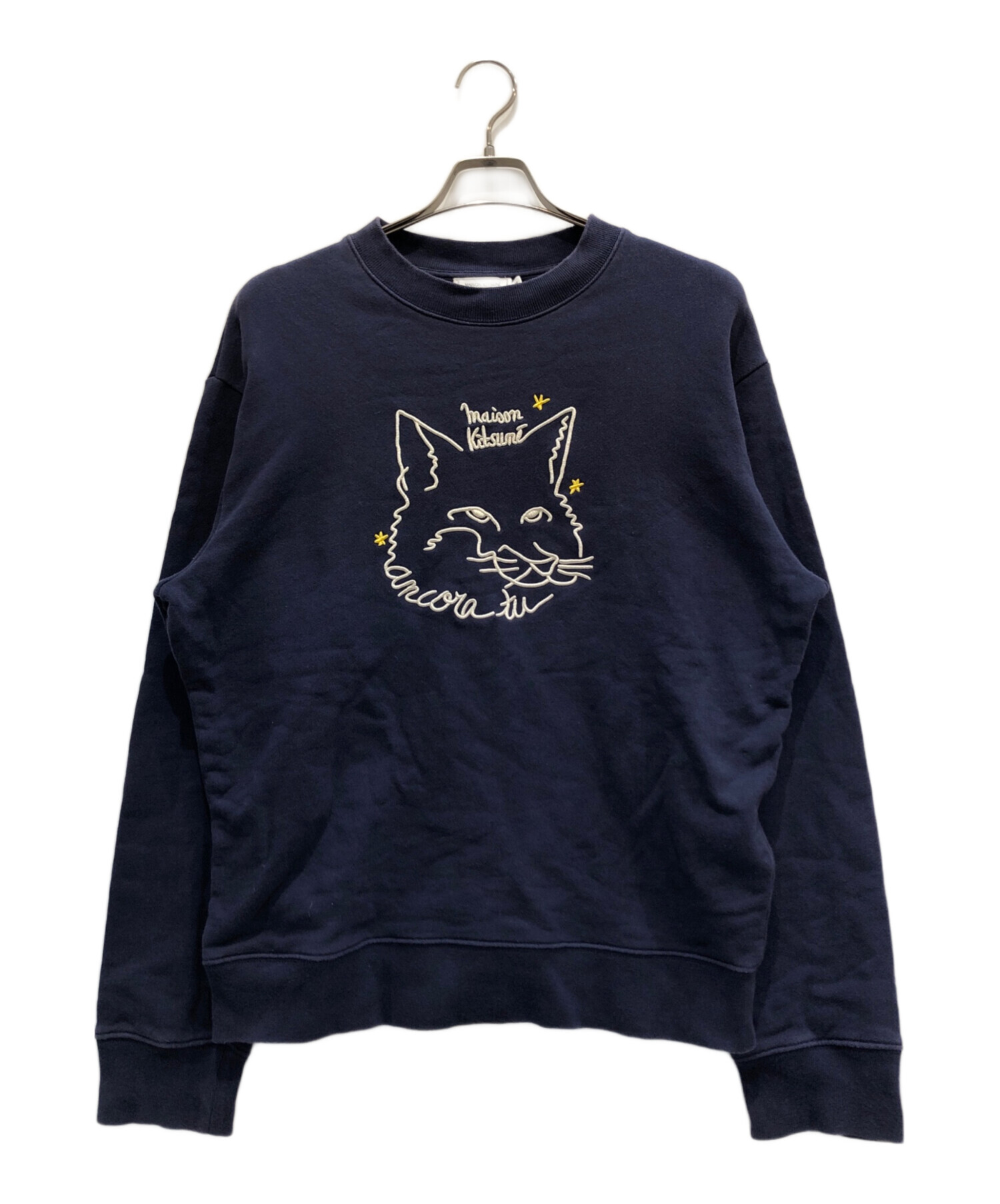 MAISON KITSUNÉ ネイビー トレーナー M メゾンキツネ MAISON KITSUNE MAISON KITSUNE トレーナー