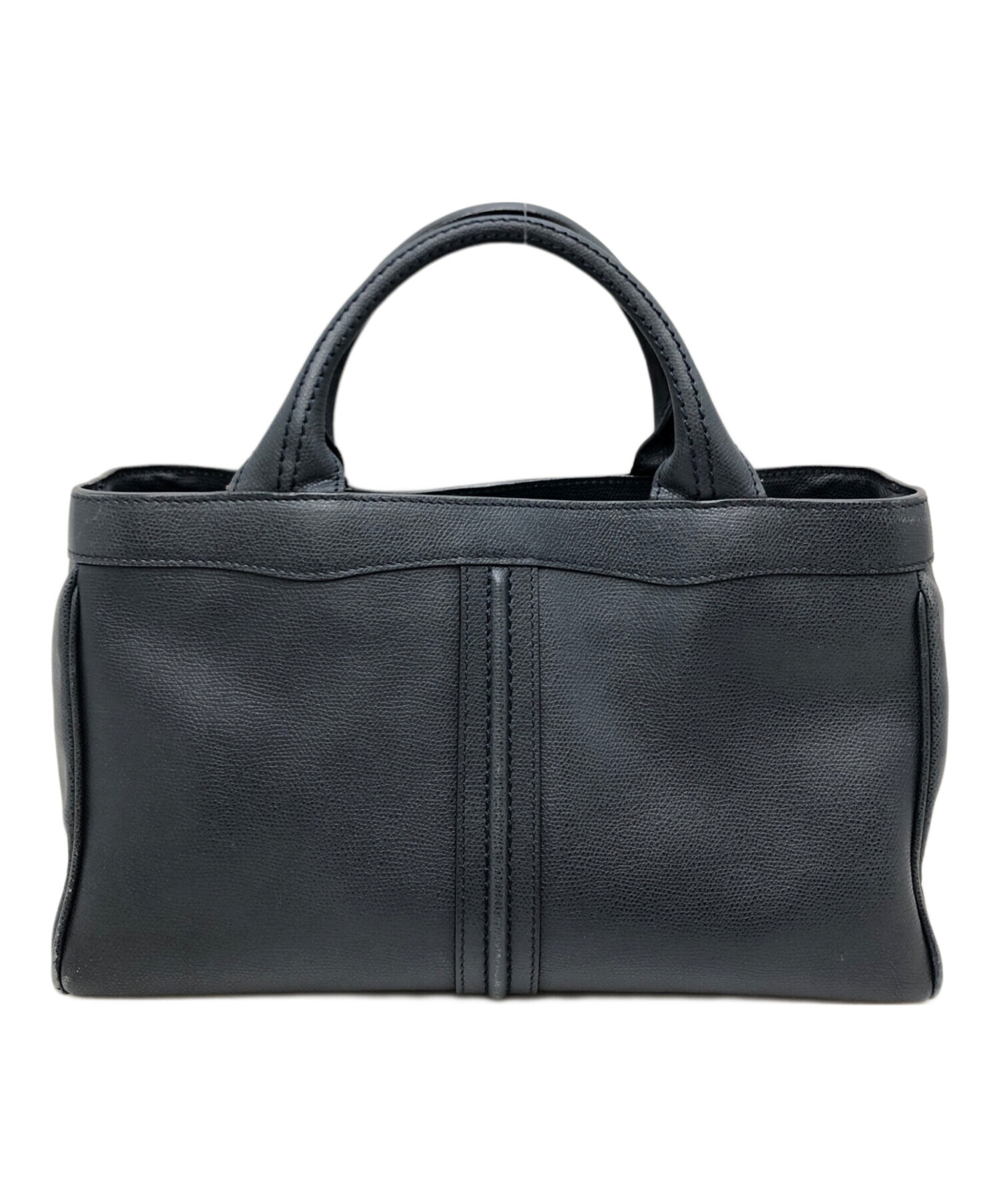 中古・古着通販】Valextra (ヴァレクストラ) Jバッグ ネイビー サイズ  