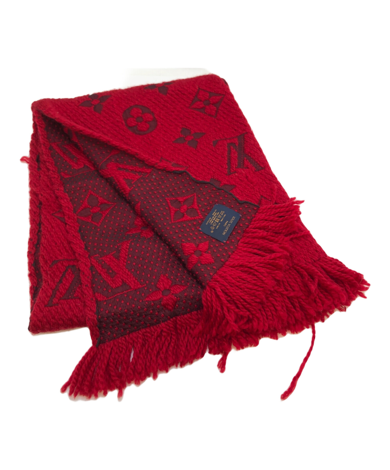 中古・古着通販】LOUIS VUITTON (ルイ ヴィトン) マフラー レッド