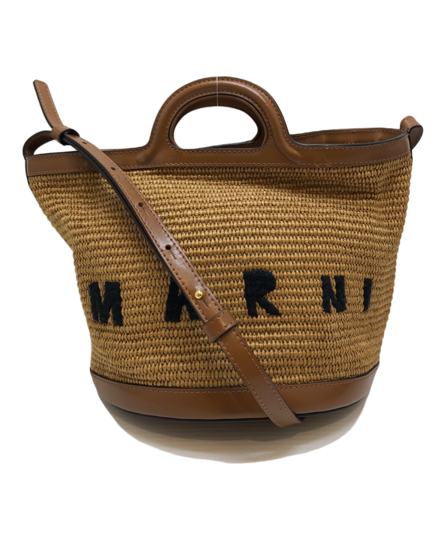 中古・古着通販】MARNI (マルニ) カゴバッグ ブラウン サイズ:表記なし 