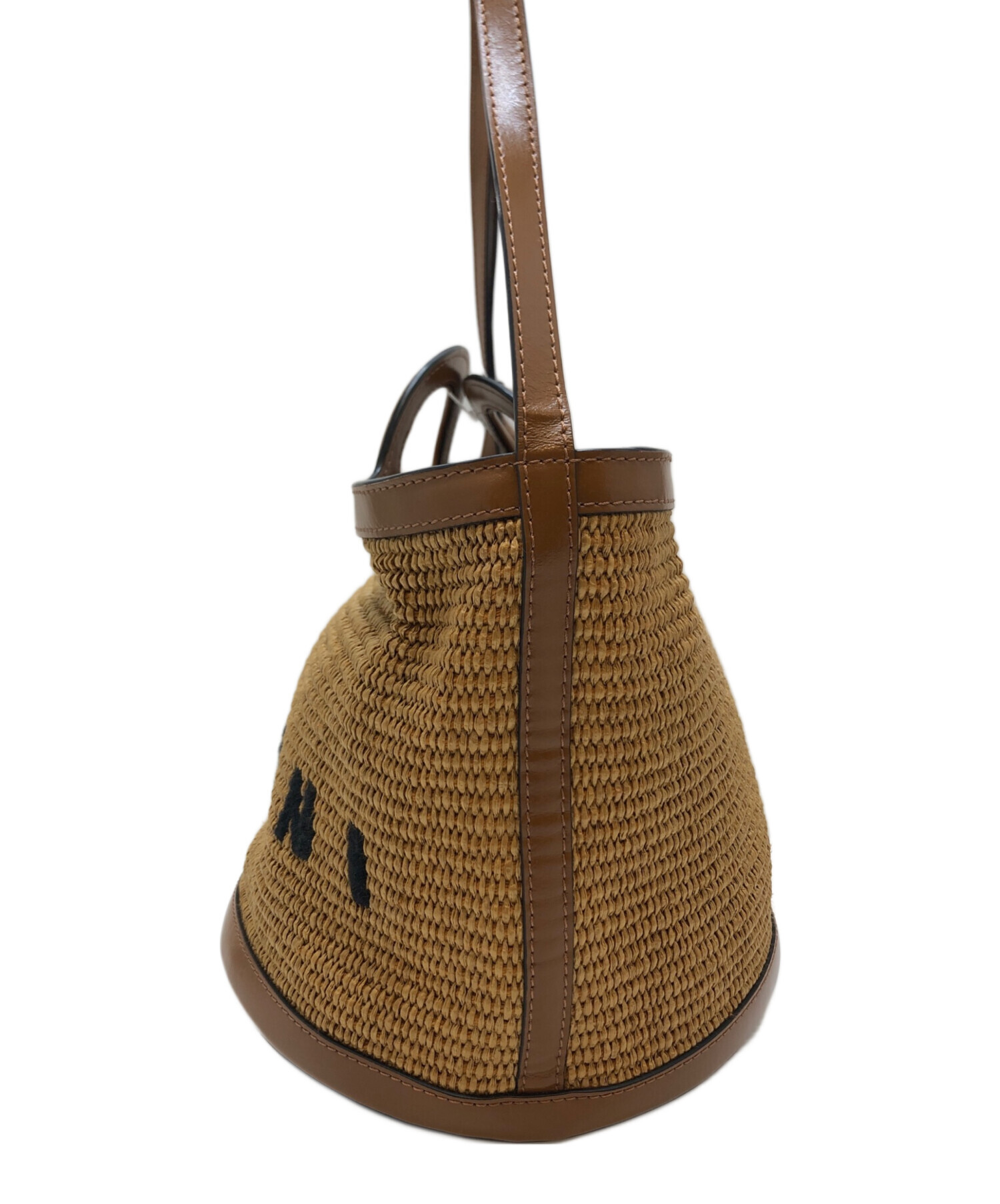 中古・古着通販】MARNI (マルニ) カゴバッグ ブラウン サイズ:表記なし 