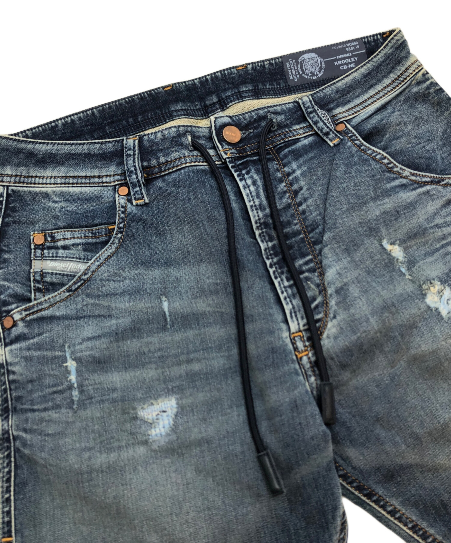 中古・古着通販】DIESEL (ディーゼル) ジョグジーンズ インディゴ 