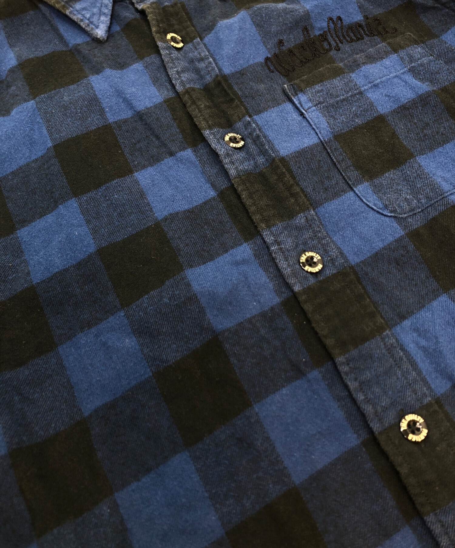 中古・古着通販】WACKO MARIA (ワコマリア) ネルチェックシャツ ブルー