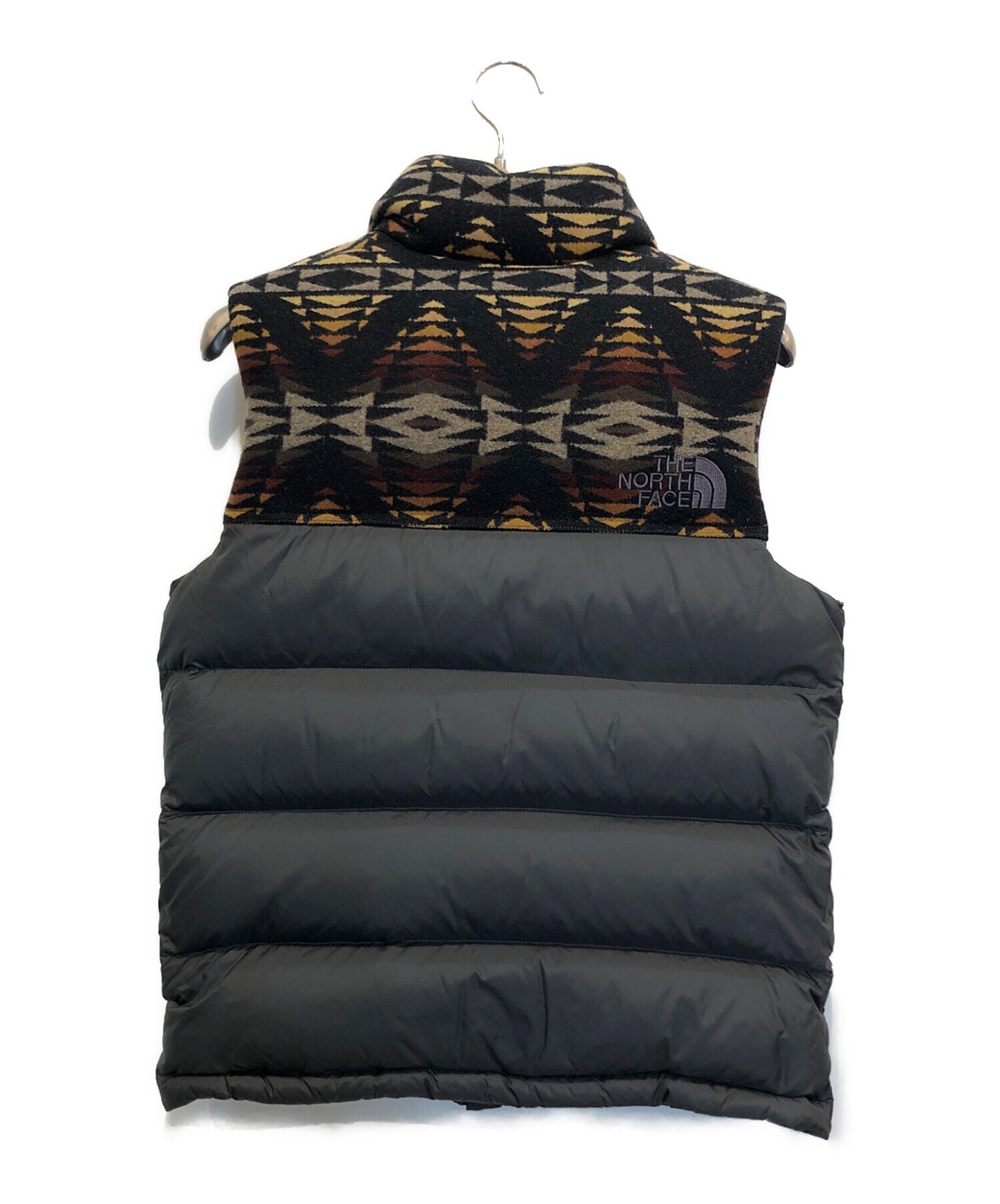 PENDLETON ネイティブ柄 ダウンベスト M 黒 グレー 紺 青 黄色