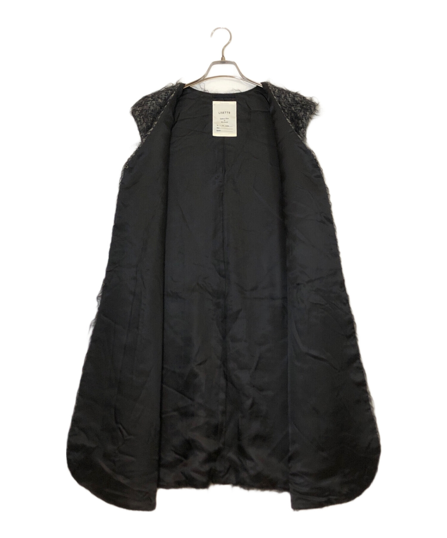 リゼッタ lisetteファーロングジレ　グレー 中古・古着通販】Lisette (リゼッタ) ファーロングジレ グレー サイズ