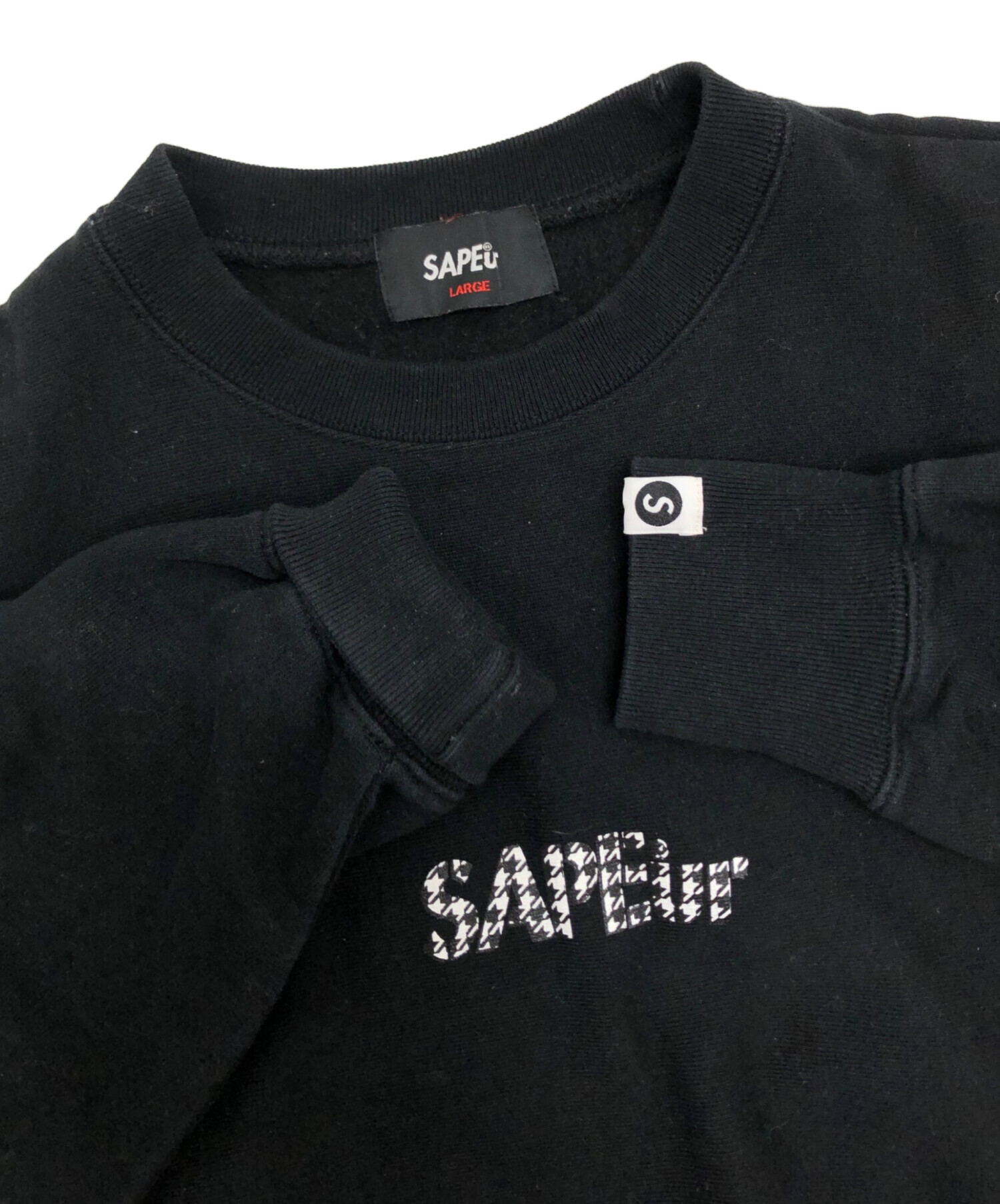 中古・古着通販】SAPEur (サプール) プリントスウェット/デニス 中古・古着通販】SAPEur (サプール) プリントスウェット/デニス